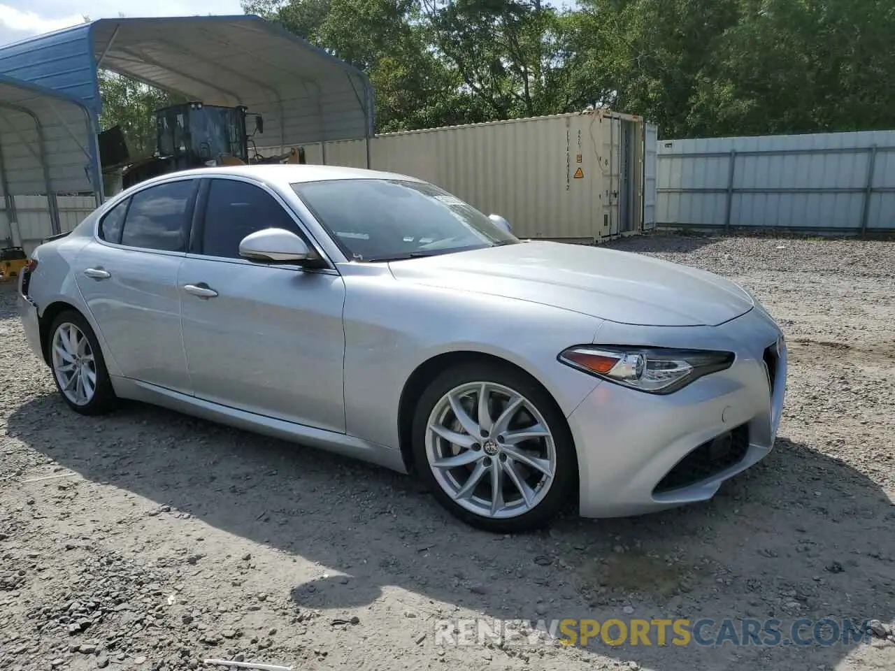 4 fotografías del automóvil dañado ZARFAMAN9K7604090 ALFA ROMEO GIULIA 2019