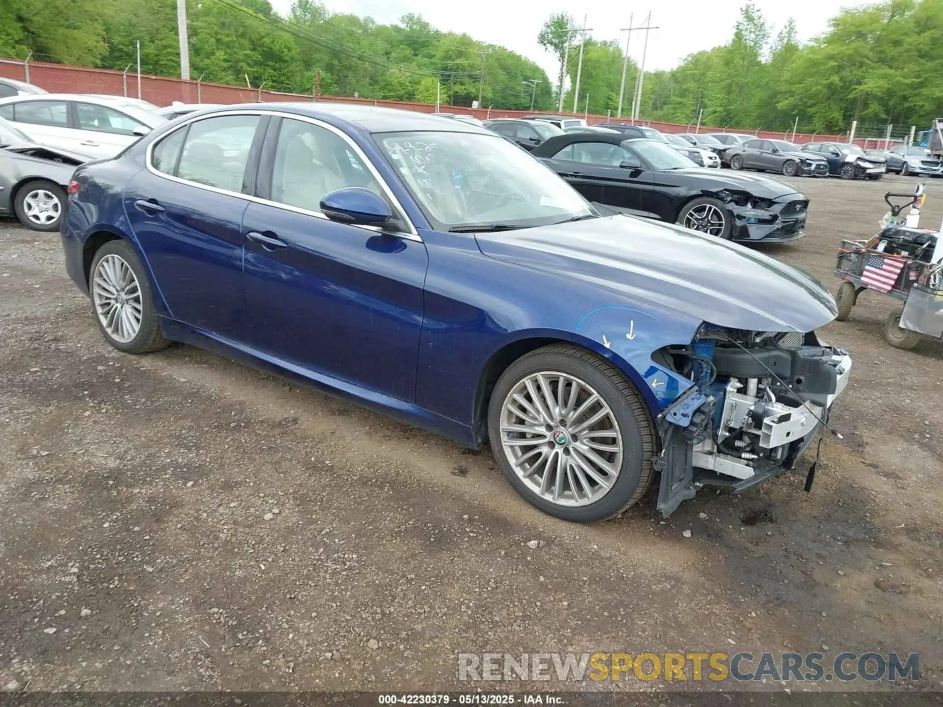 1 fotografías del automóvil dañado ZARFAMBN0K7607037 ALFA ROMEO GIULIA 2019
