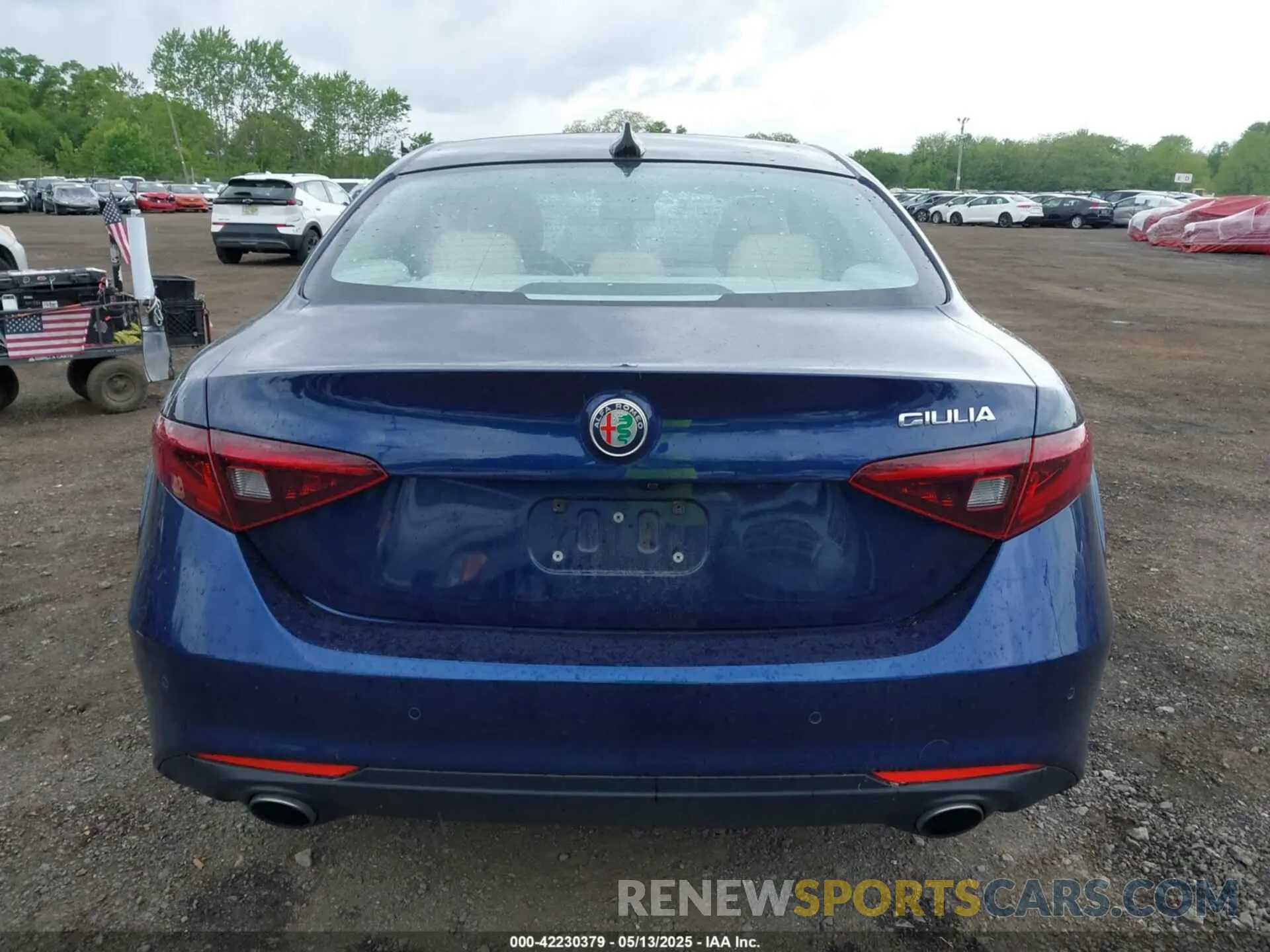 17 fotografías del automóvil dañado ZARFAMBN0K7607037 ALFA ROMEO GIULIA 2019