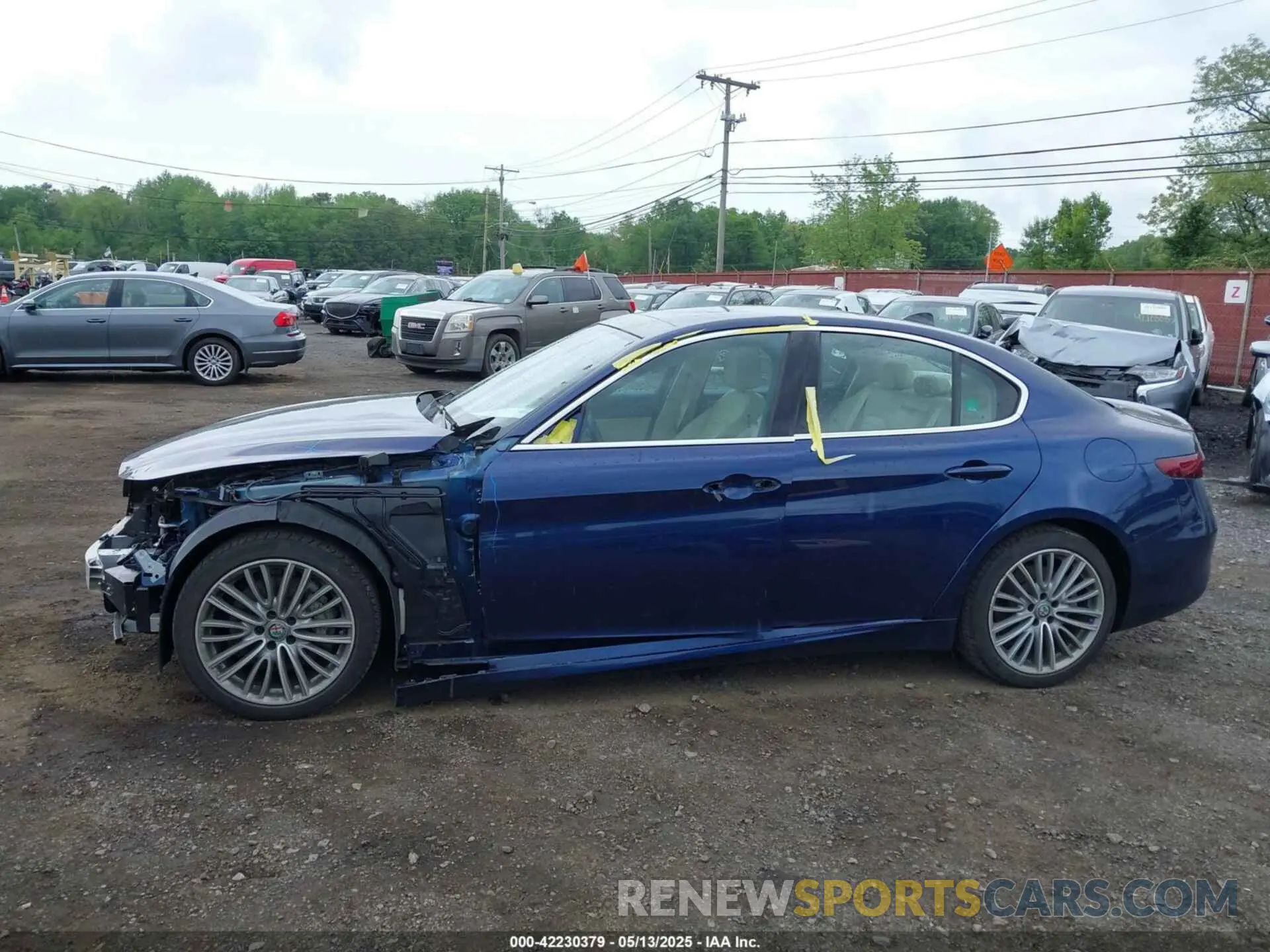 18 fotografías del automóvil dañado ZARFAMBN0K7607037 ALFA ROMEO GIULIA 2019