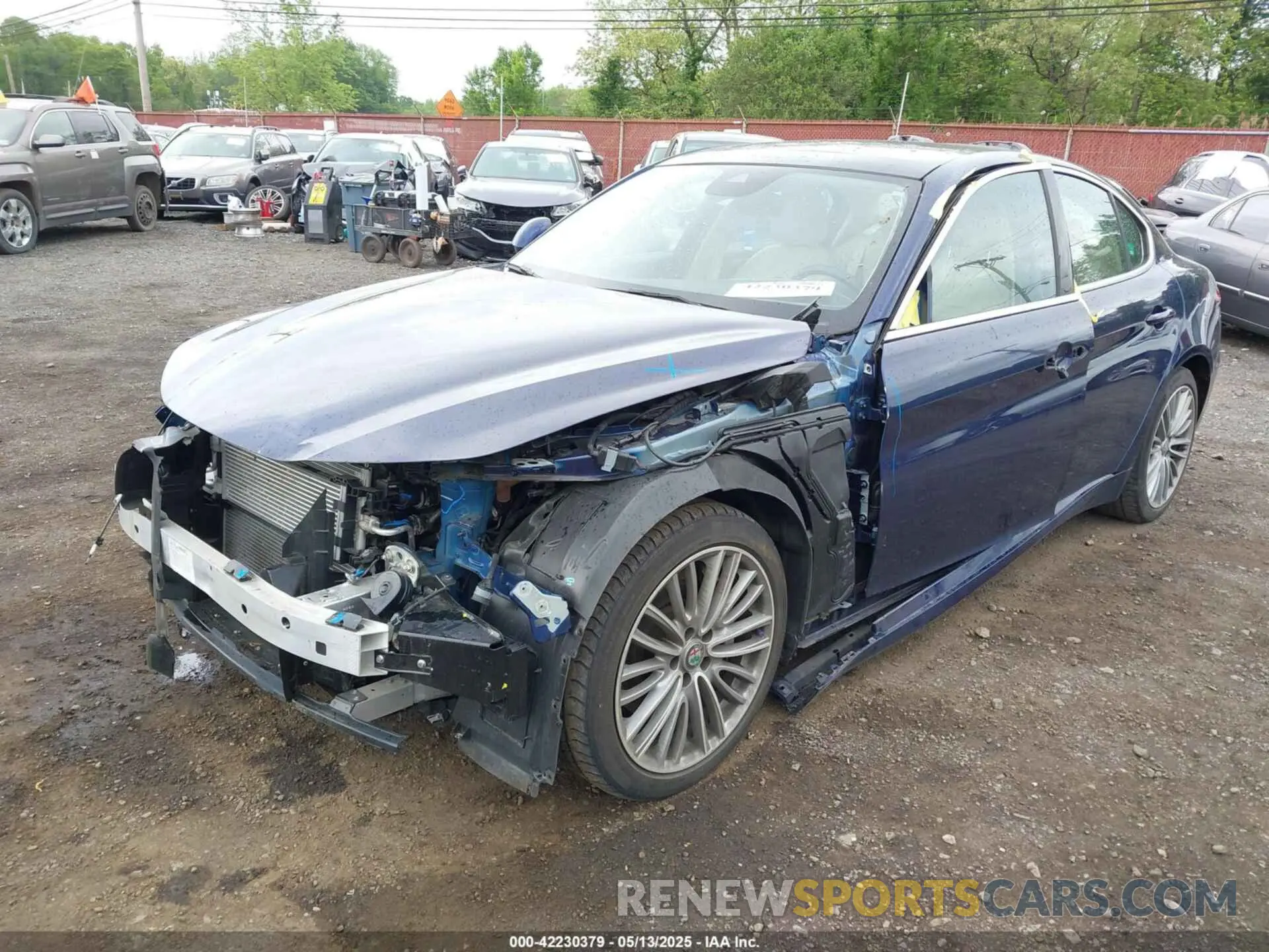 6 fotografías del automóvil dañado ZARFAMBN0K7607037 ALFA ROMEO GIULIA 2019