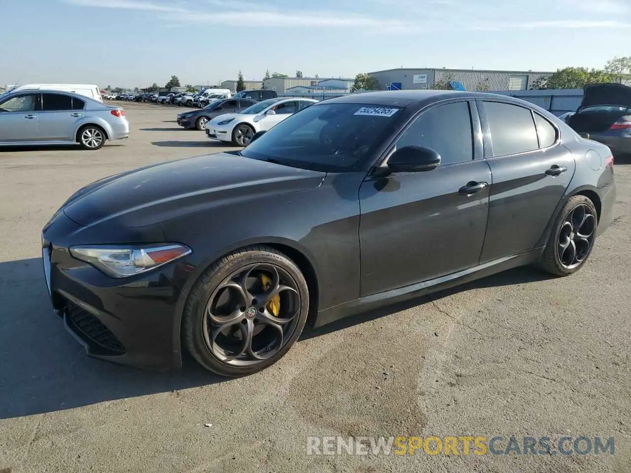 1 fotografías del automóvil dañado ZARFAMBN2K7603815 ALFA ROMEO GIULIA 2019