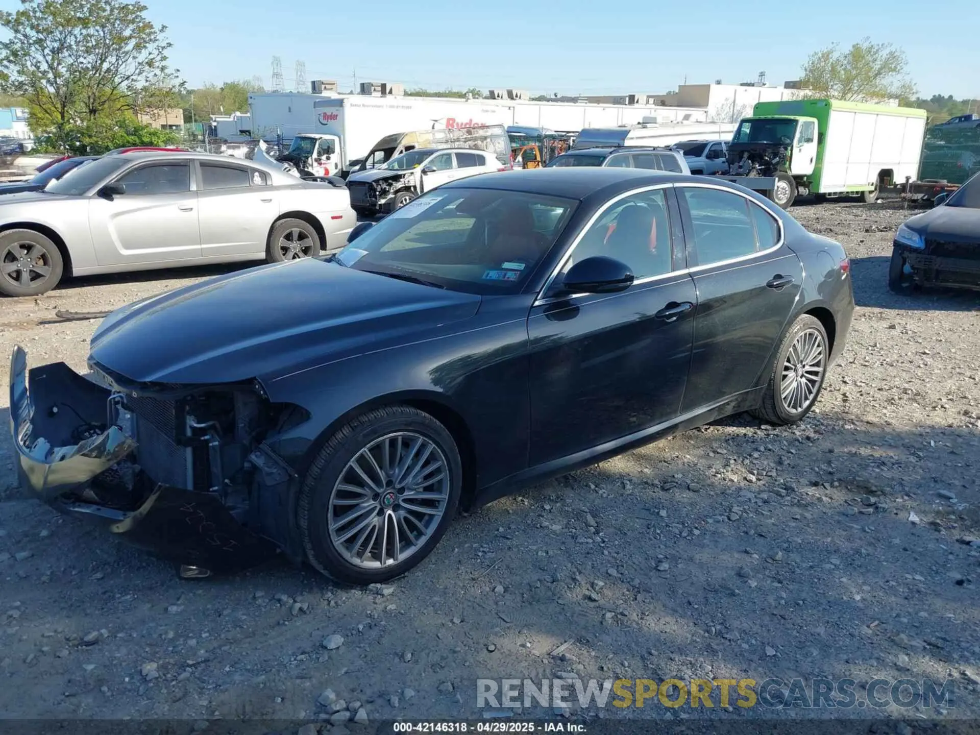 2 fotografías del automóvil dañado ZARFAMBN4K7598164 ALFA ROMEO GIULIA 2019