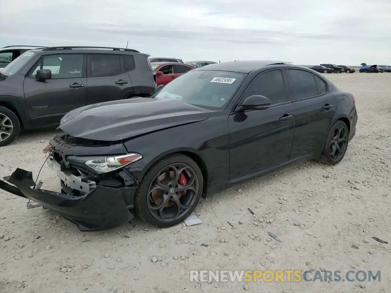 1 fotografías del automóvil dañado ZARFAMBN6K7601419 ALFA ROMEO GIULIA 2019