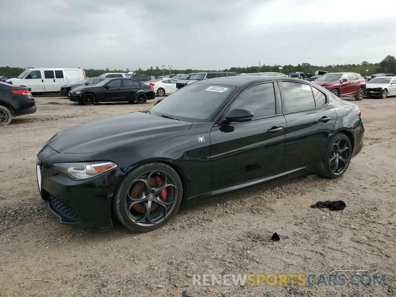 1 fotografías del automóvil dañado ZARFAMBN6K7605227 ALFA ROMEO GIULIA 2019