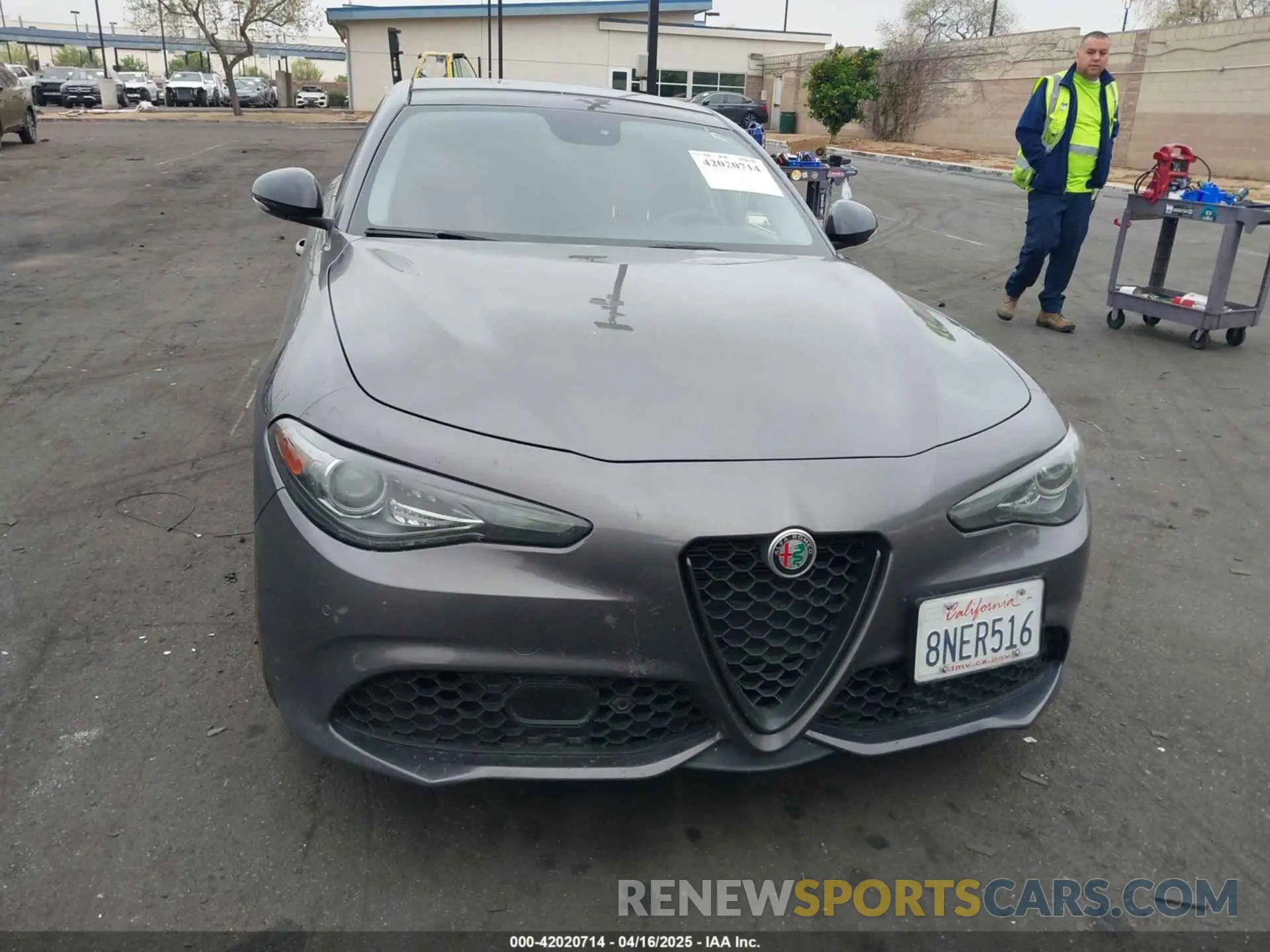 13 fotografías del automóvil dañado ZARFAMBN6K7607298 ALFA ROMEO GIULIA 2019