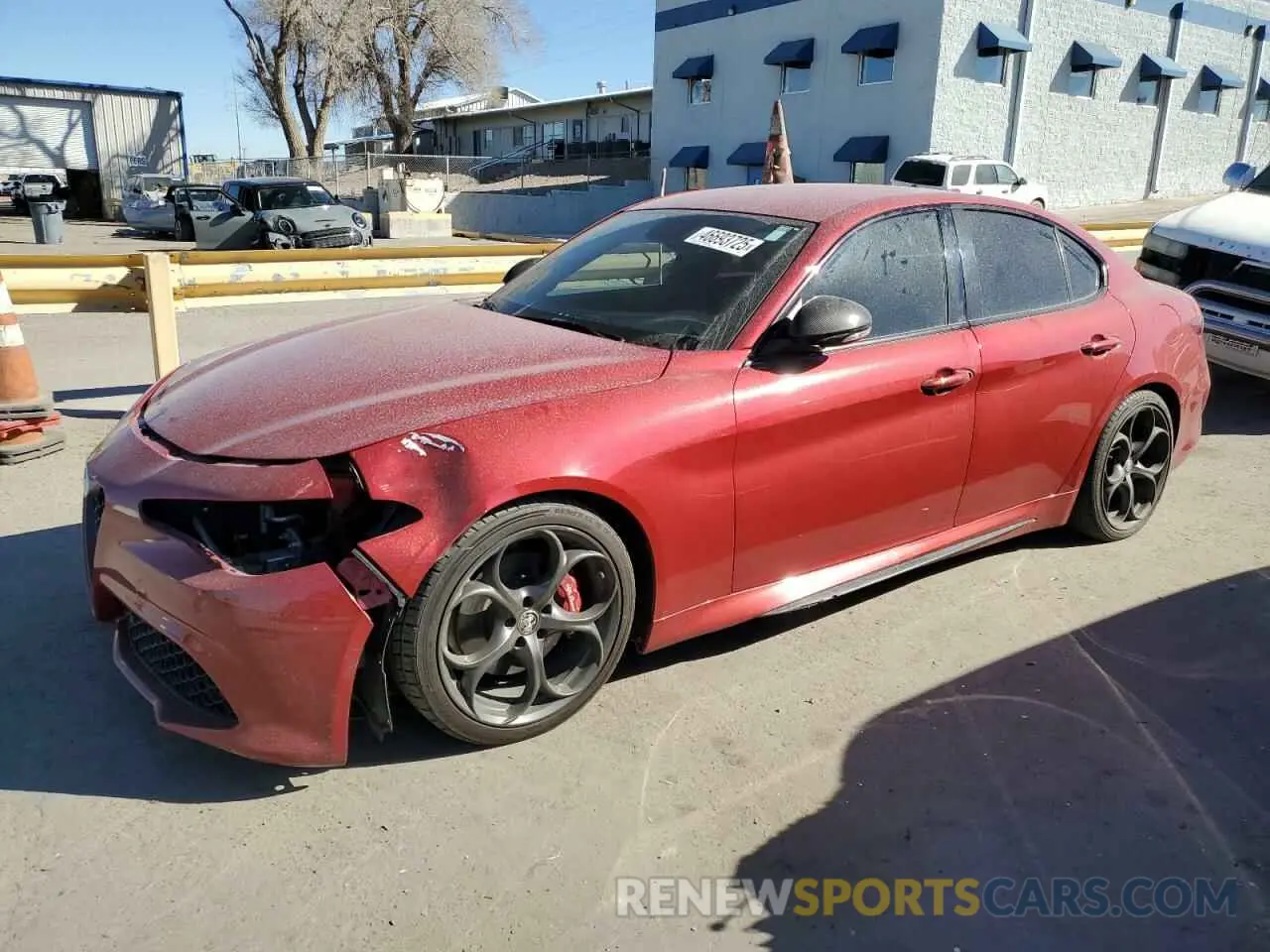 1 fotografías del automóvil dañado ZARFAMBN9K7612074 ALFA ROMEO GIULIA 2019