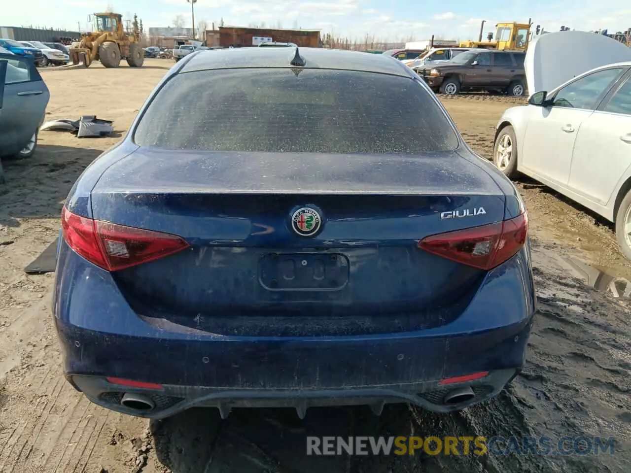 6 fotografías del automóvil dañado ZARFAMBNXK7600855 ALFA ROMEO GIULIA 2019