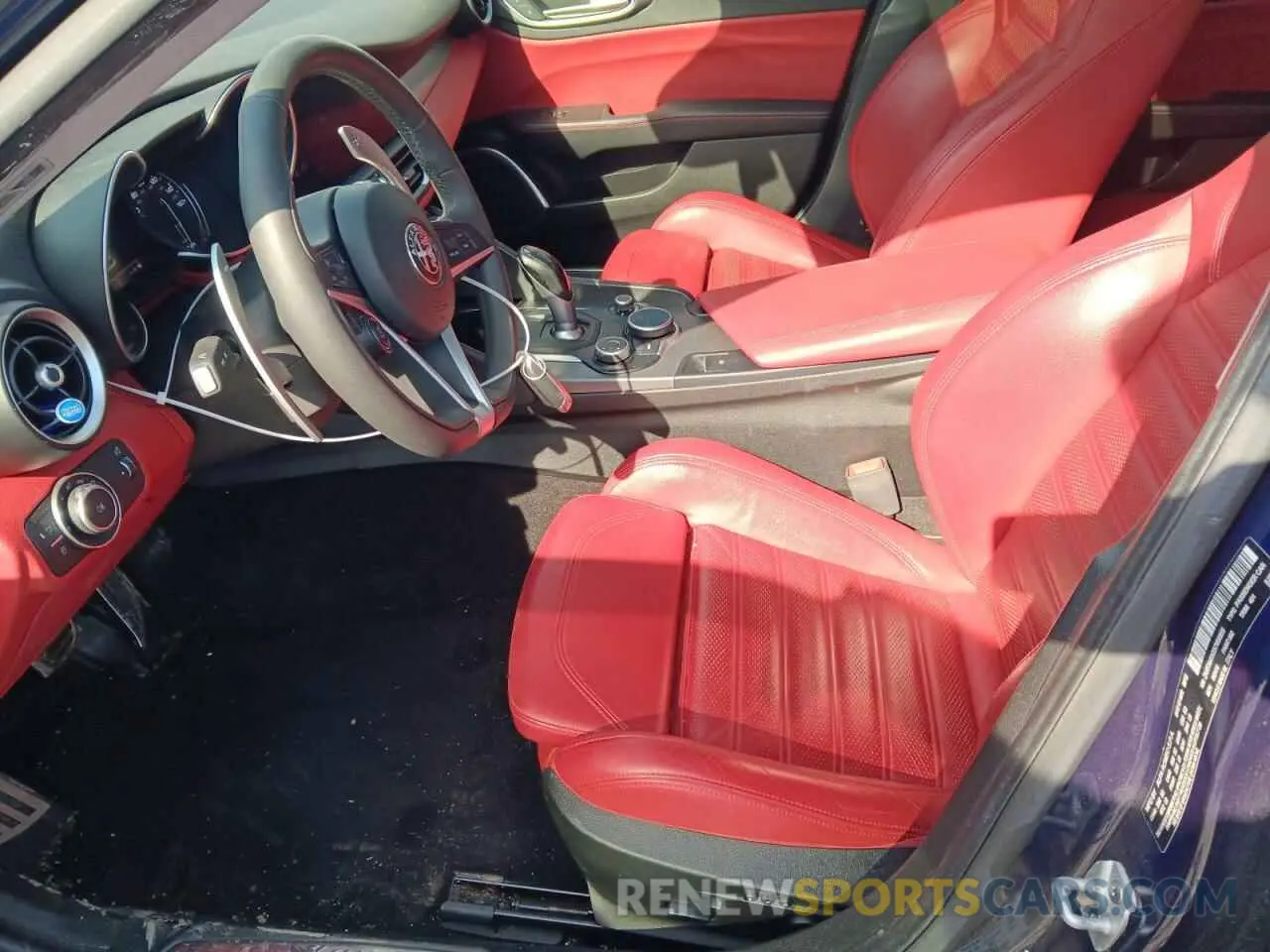 7 fotografías del automóvil dañado ZARFAMBNXK7600855 ALFA ROMEO GIULIA 2019