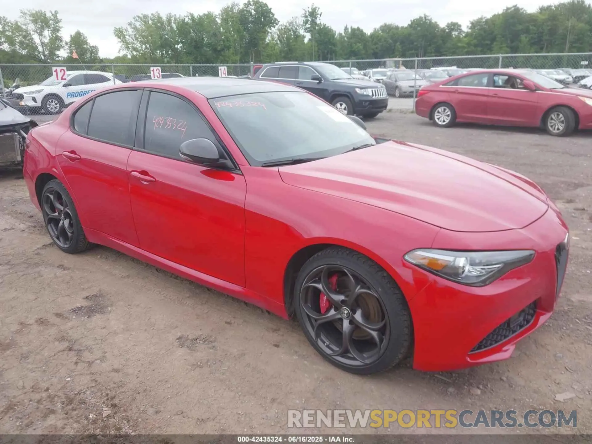 1 fotografías del automóvil dañado ZARFANAN1K7598906 ALFA ROMEO GIULIA 2019