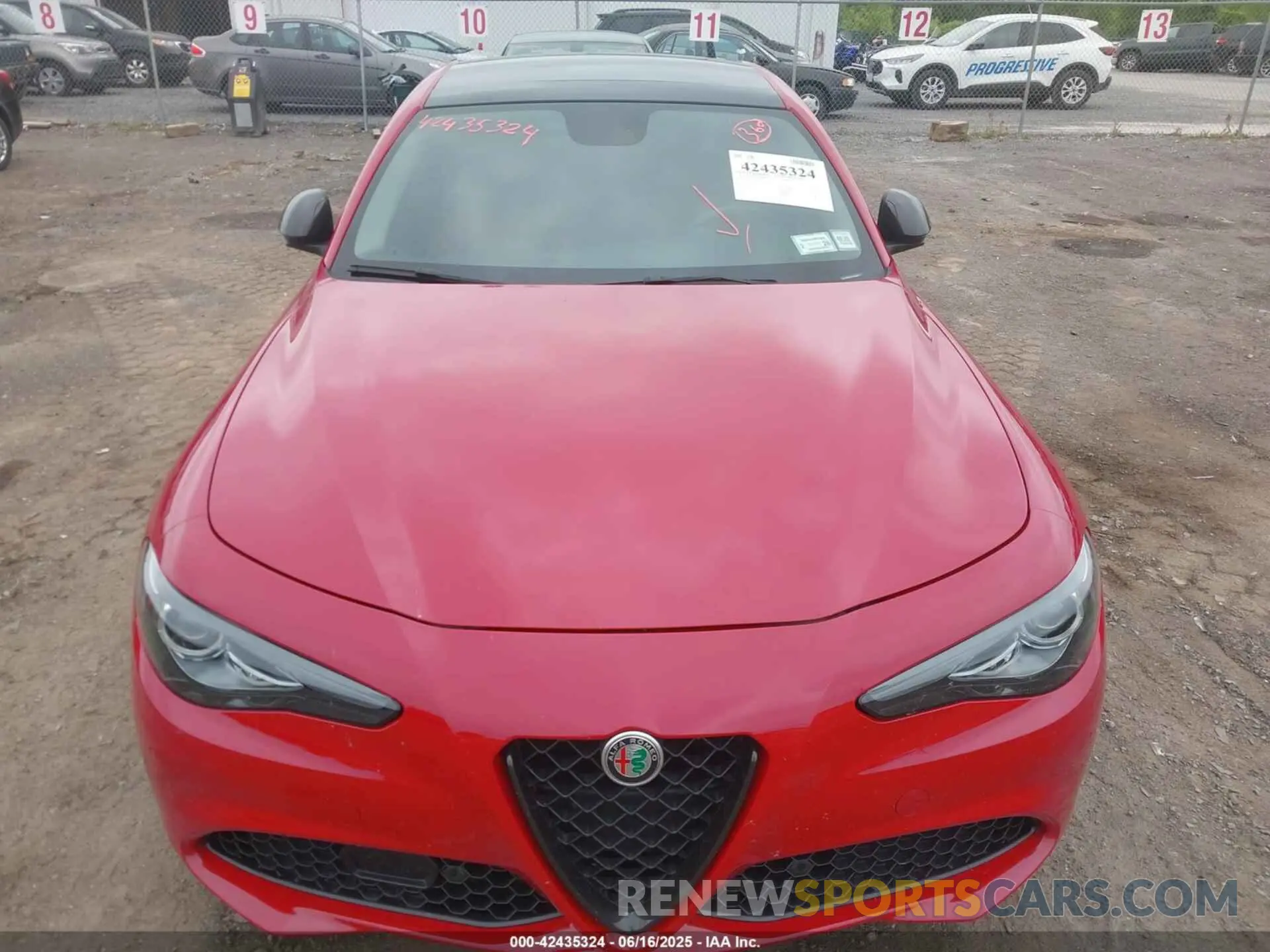12 fotografías del automóvil dañado ZARFANAN1K7598906 ALFA ROMEO GIULIA 2019