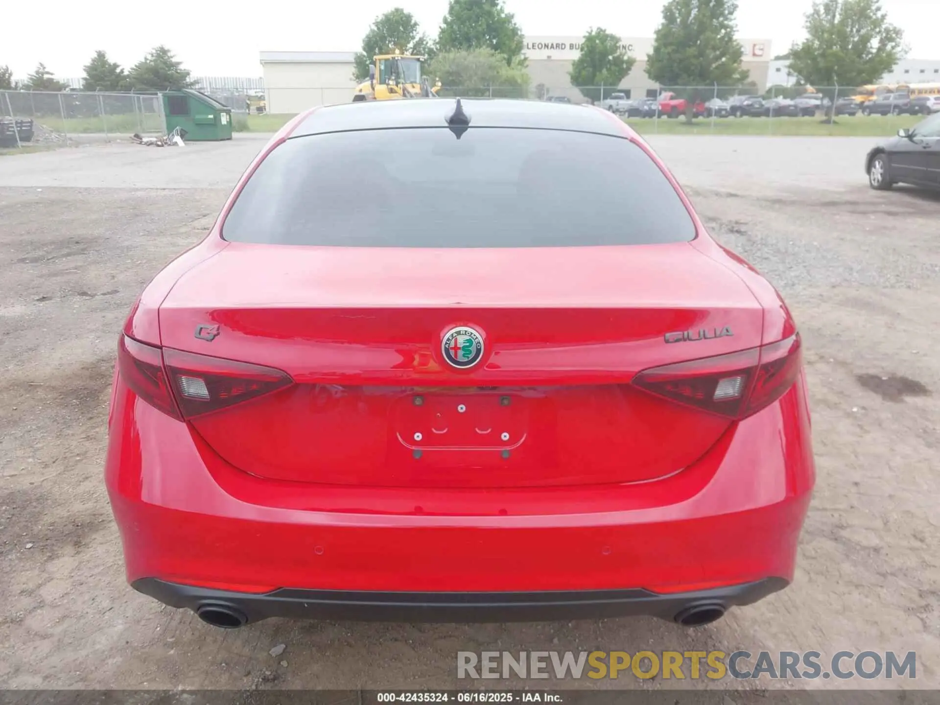 16 fotografías del automóvil dañado ZARFANAN1K7598906 ALFA ROMEO GIULIA 2019