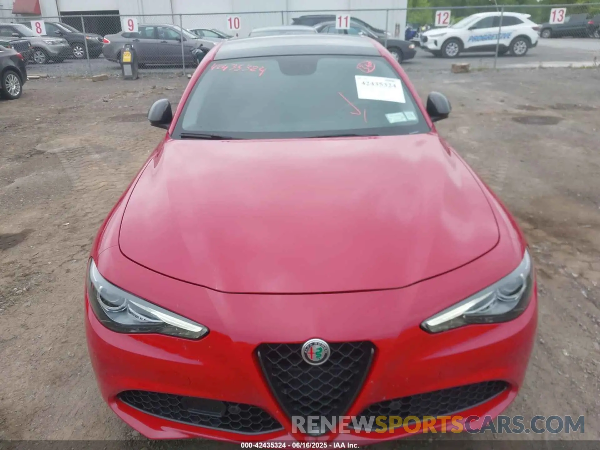 6 fotografías del automóvil dañado ZARFANAN1K7598906 ALFA ROMEO GIULIA 2019