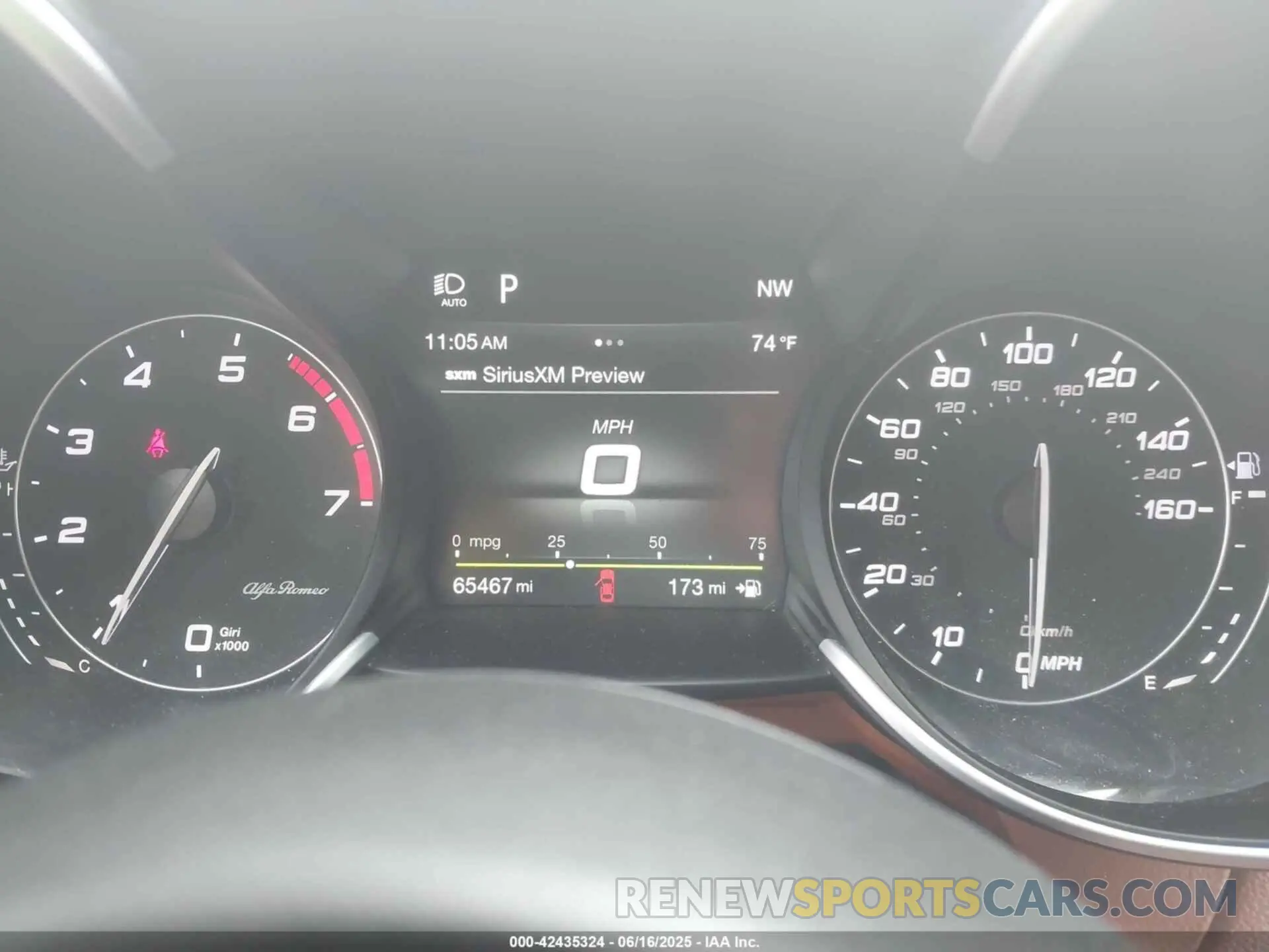 7 fotografías del automóvil dañado ZARFANAN1K7598906 ALFA ROMEO GIULIA 2019