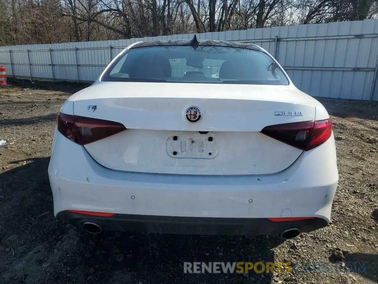 6 fotografías del automóvil dañado ZARFANAN1K7622797 ALFA ROMEO GIULIA 2019