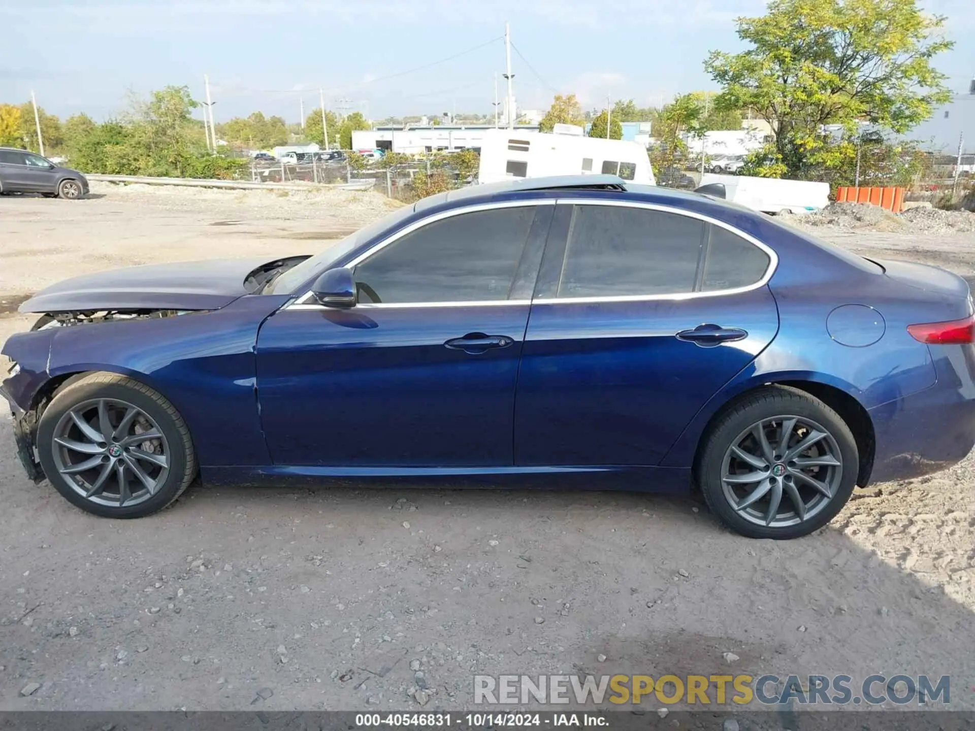 15 fotografías del automóvil dañado ZARFANAN2K7622663 ALFA ROMEO GIULIA 2019