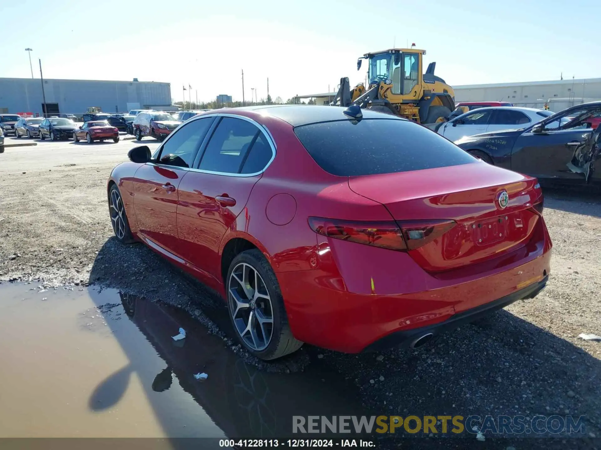 3 fotografías del automóvil dañado ZARFANBN9K7618754 ALFA ROMEO GIULIA 2019