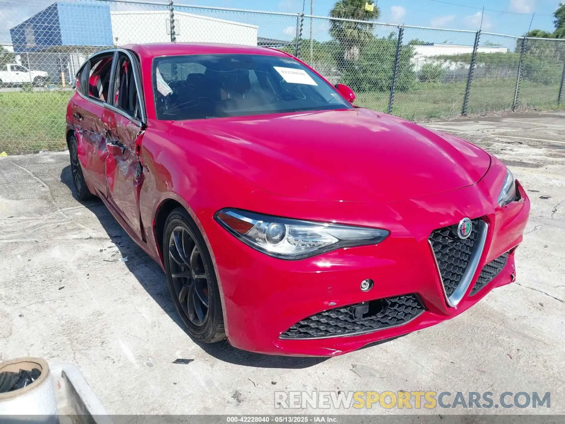 1 fotografías del automóvil dañado ZARFAMAN0L7631101 ALFA ROMEO GIULIA 2020