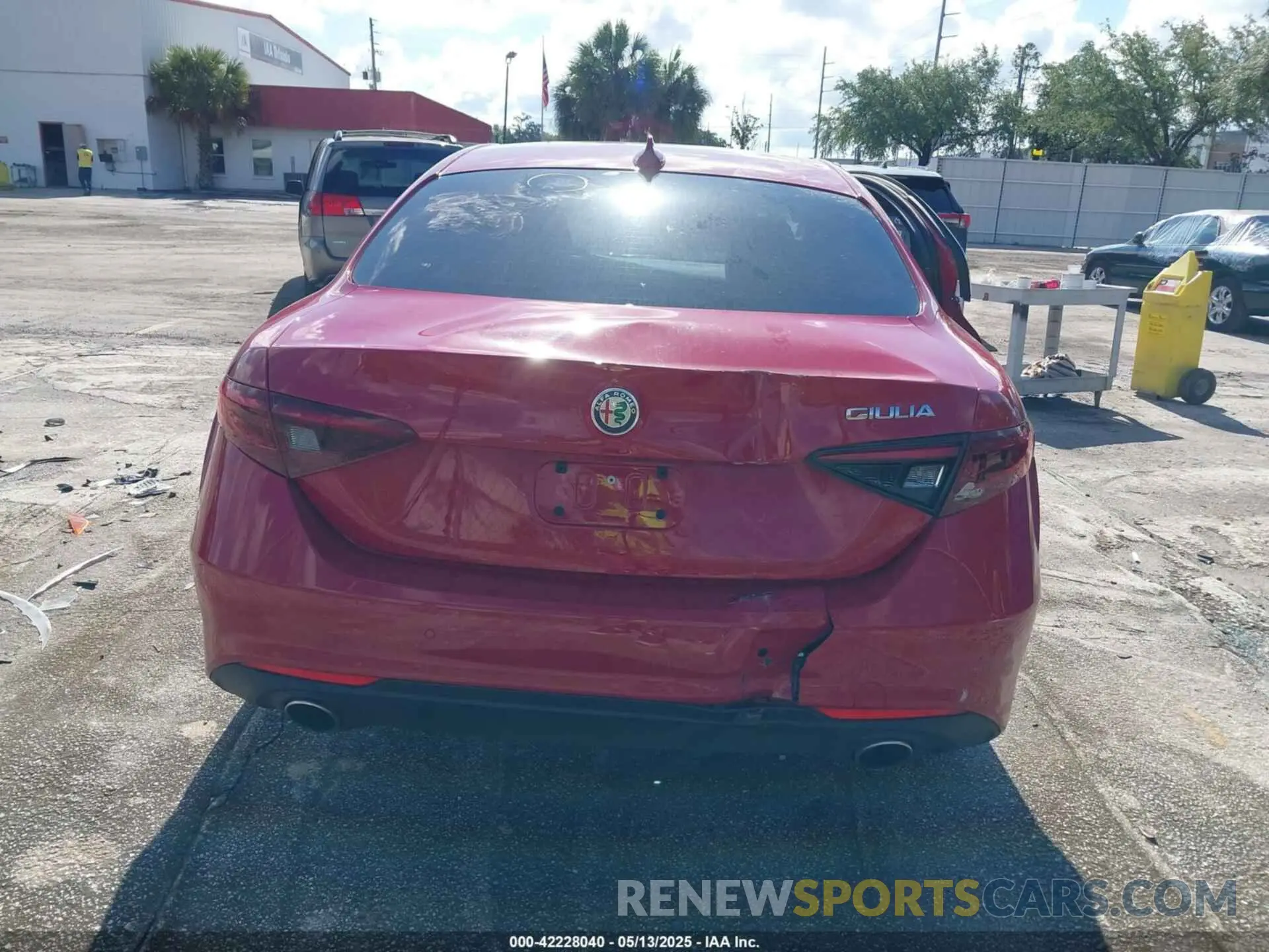 15 fotografías del automóvil dañado ZARFAMAN0L7631101 ALFA ROMEO GIULIA 2020