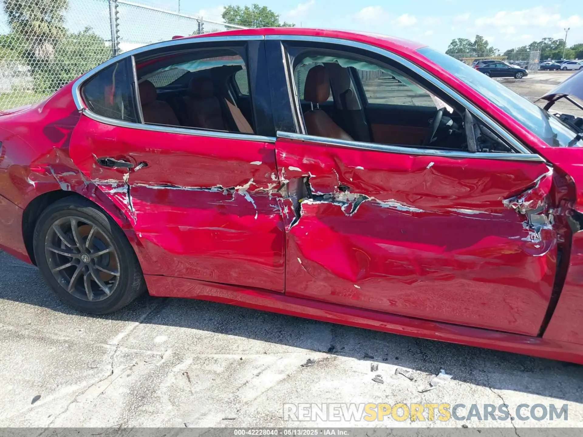 6 fotografías del automóvil dañado ZARFAMAN0L7631101 ALFA ROMEO GIULIA 2020