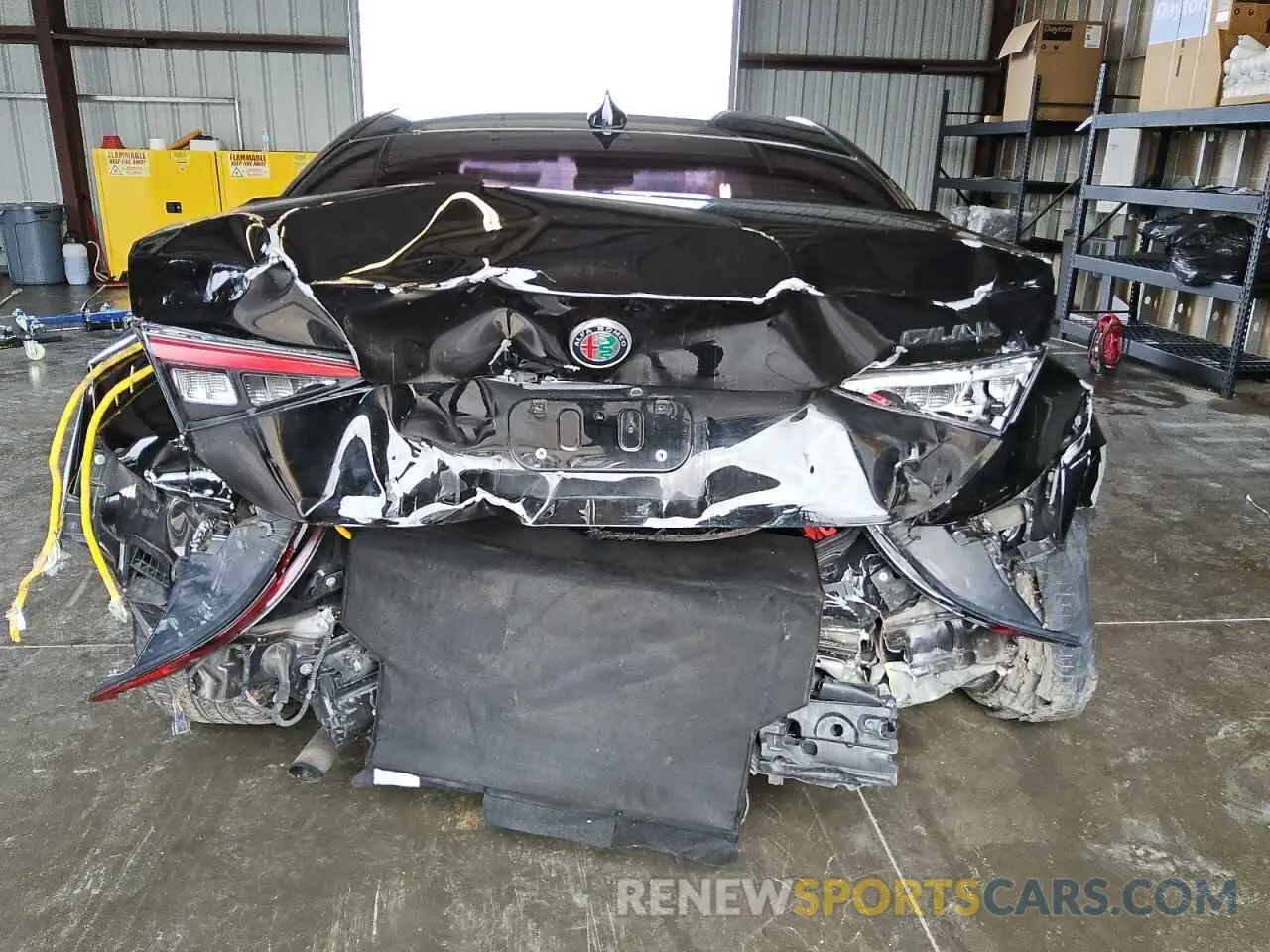 6 fotografías del automóvil dañado ZARFAMAN1L7623850 ALFA ROMEO GIULIA 2020