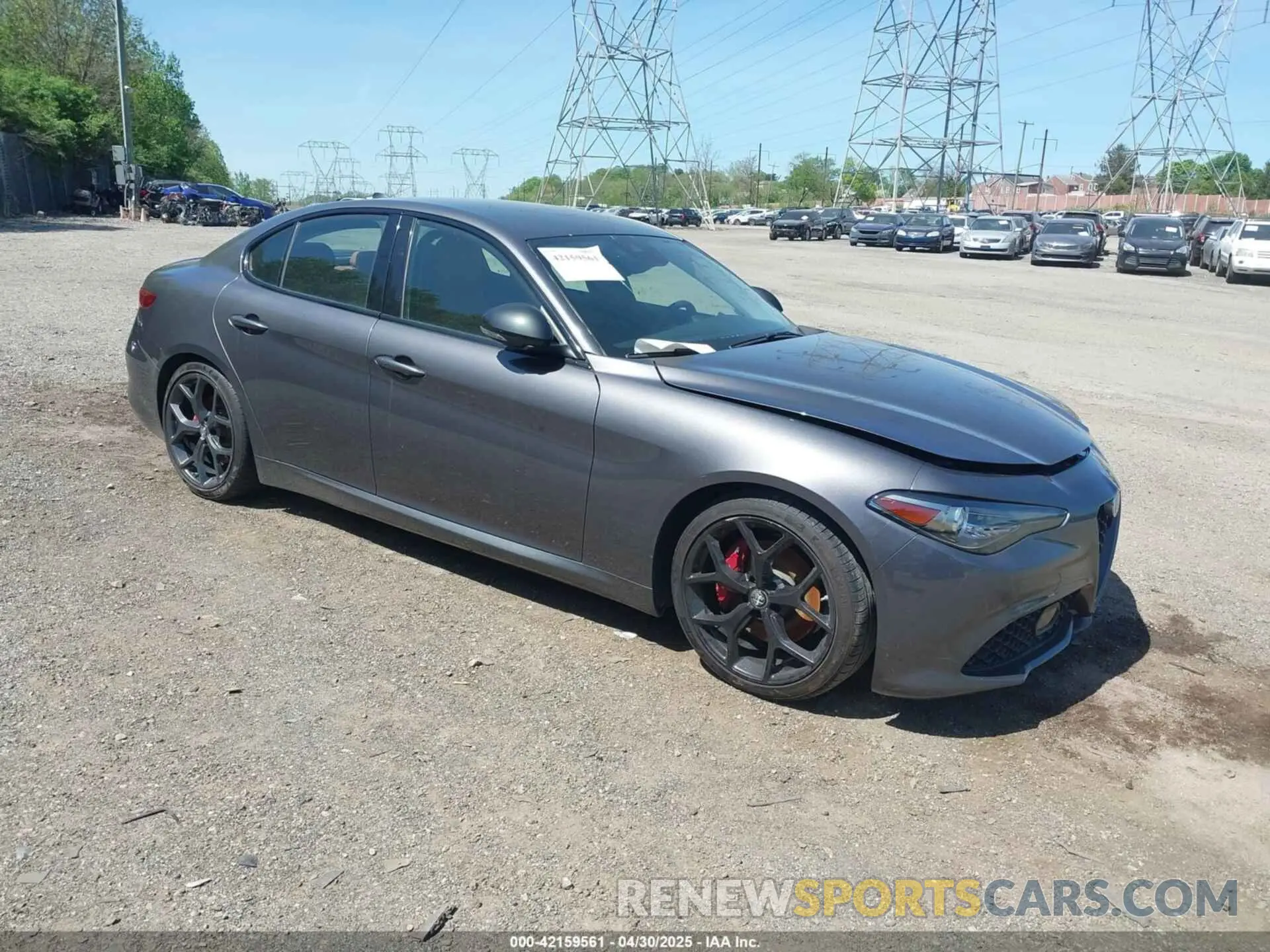 1 fotografías del automóvil dañado ZARFAMAN2L7624277 ALFA ROMEO GIULIA 2020
