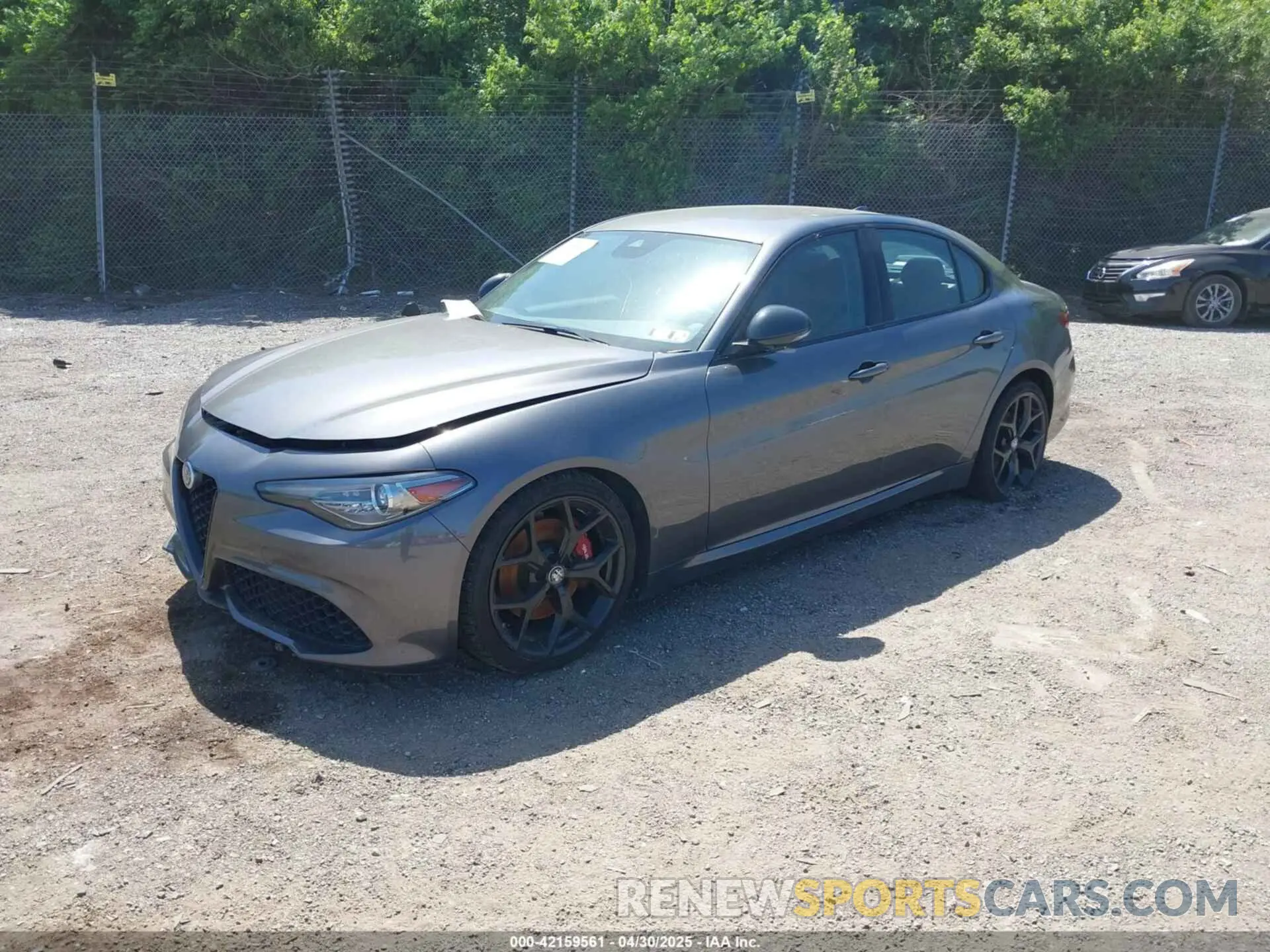 2 fotografías del automóvil dañado ZARFAMAN2L7624277 ALFA ROMEO GIULIA 2020