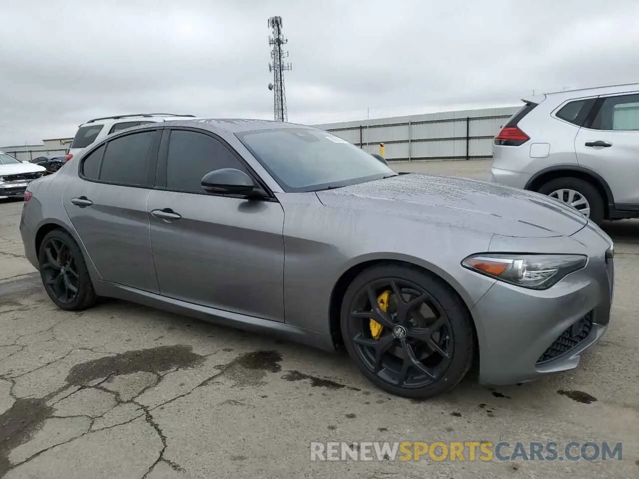 4 fotografías del automóvil dañado ZARFAMAN2L7625199 ALFA ROMEO GIULIA 2020