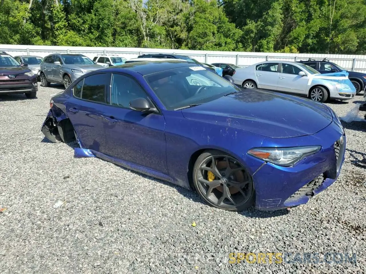 4 fotografías del automóvil dañado ZARFAMAN3L7635613 ALFA ROMEO GIULIA 2020