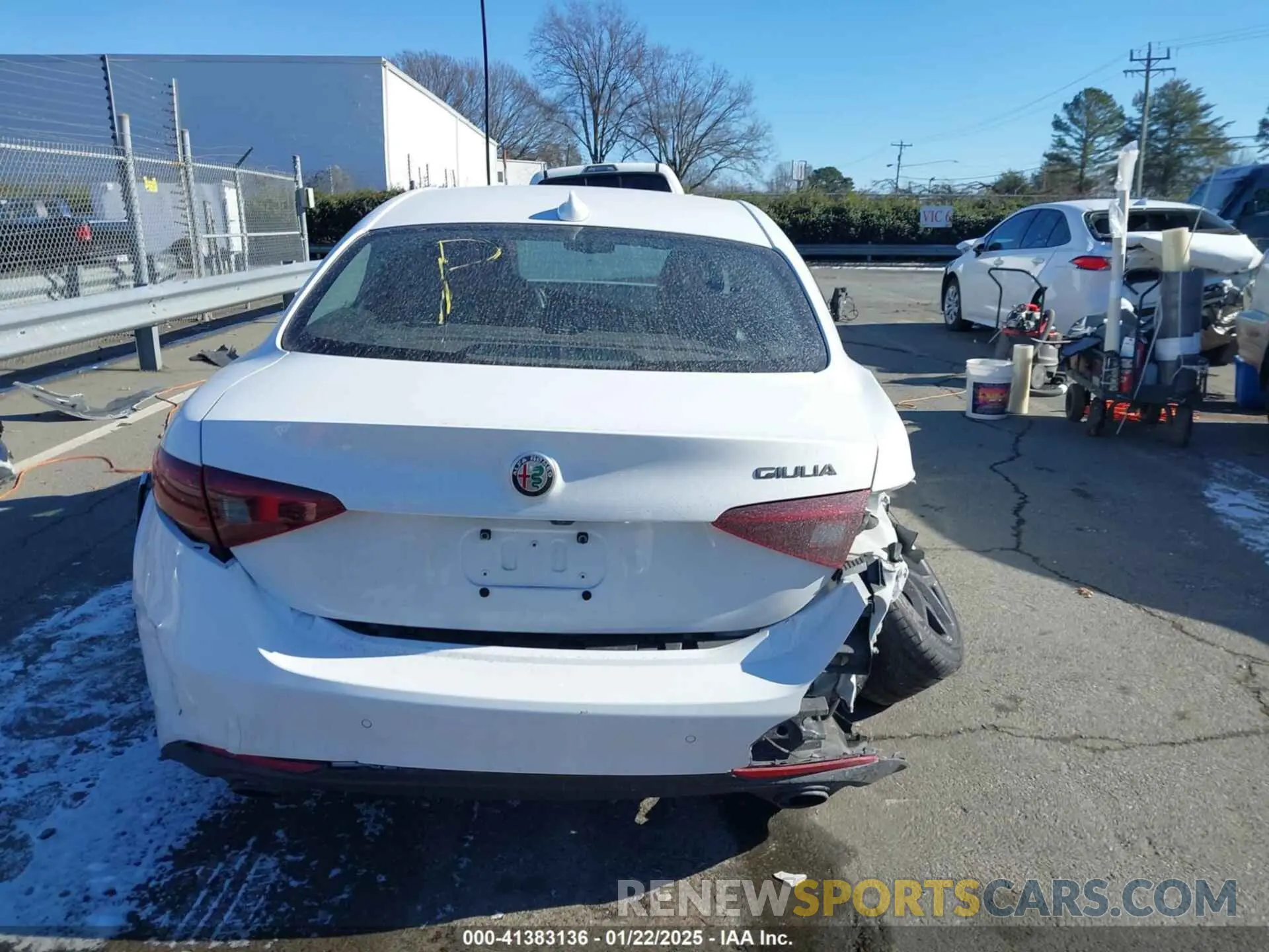 16 fotografías del automóvil dañado ZARFAMAN6L7631460 ALFA ROMEO GIULIA 2020