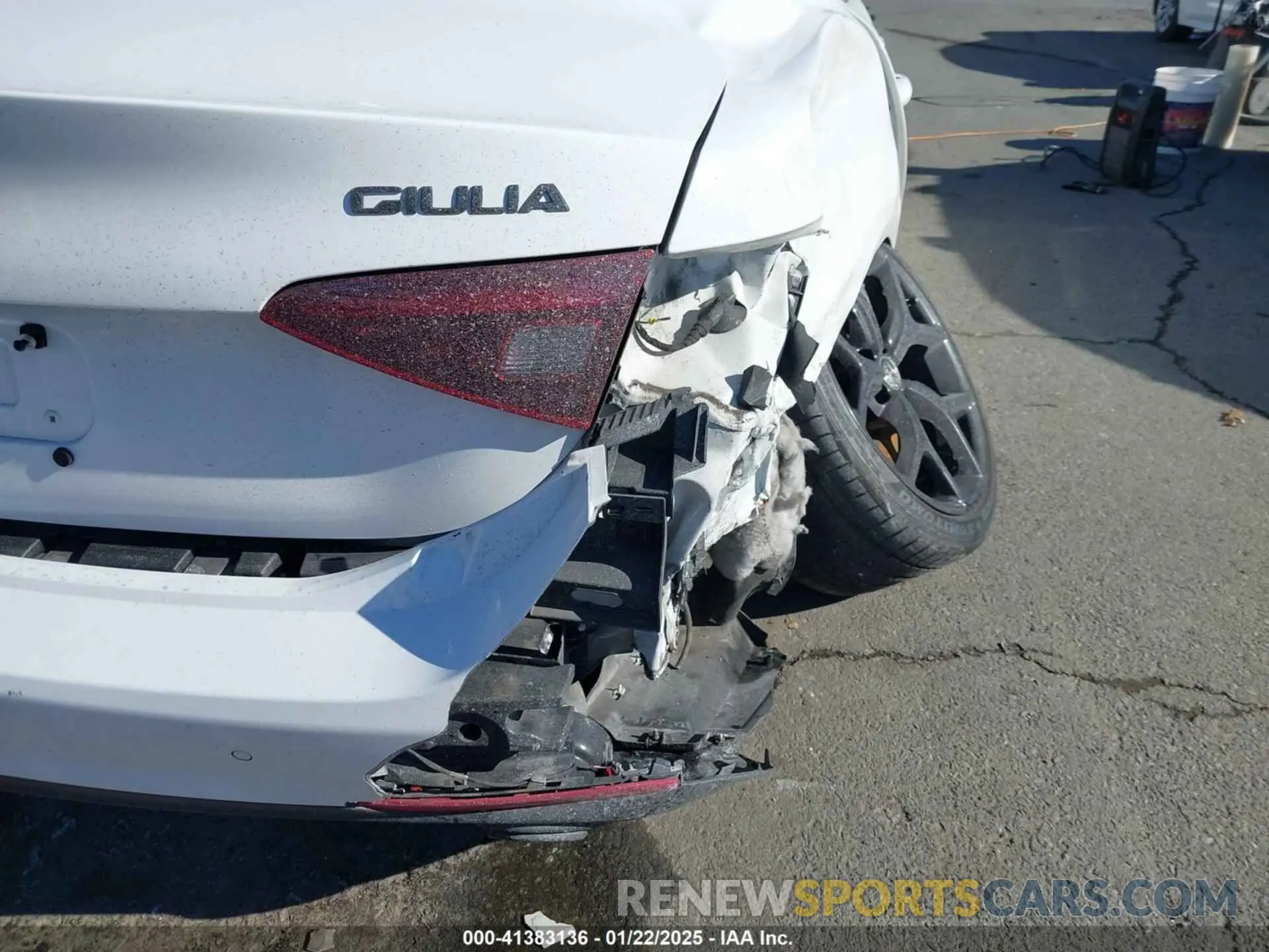 6 fotografías del automóvil dañado ZARFAMAN6L7631460 ALFA ROMEO GIULIA 2020