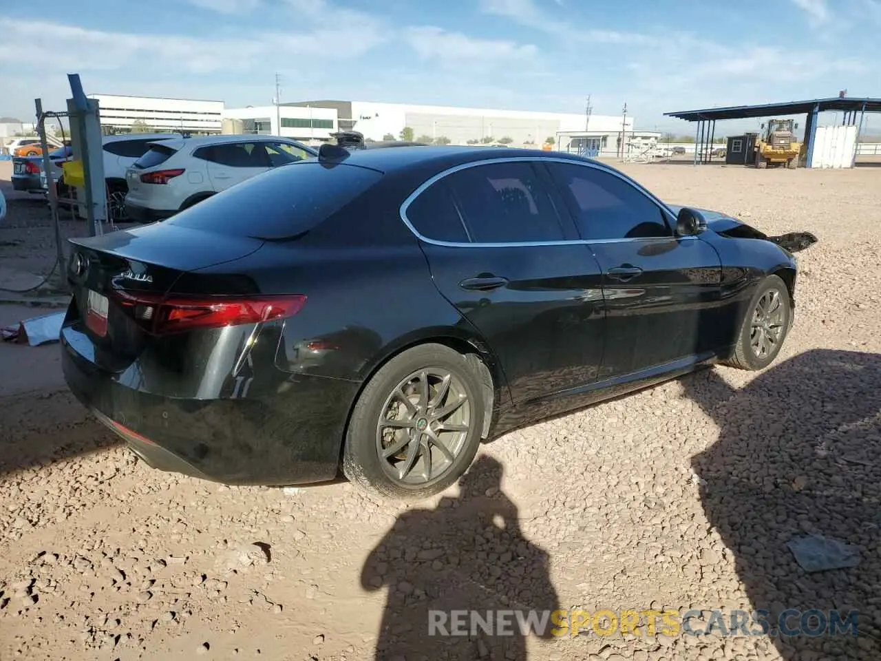 3 fotografías del automóvil dañado ZARFAMANXL7629565 ALFA ROMEO GIULIA 2020