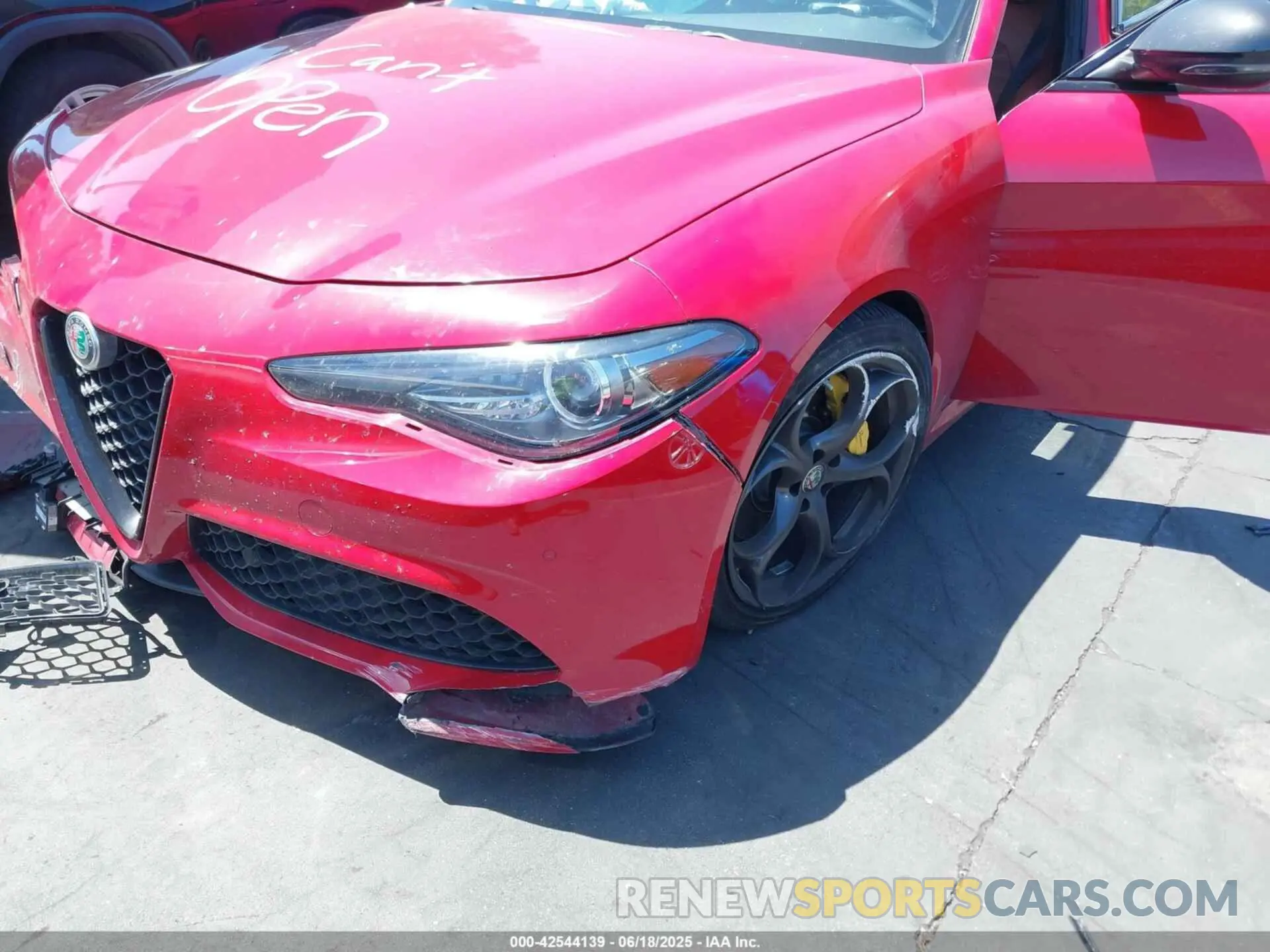17 fotografías del automóvil dañado ZARFAMBN1L7631770 ALFA ROMEO GIULIA 2020