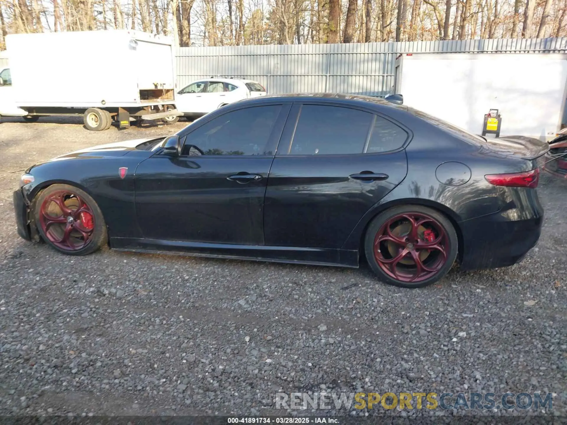 14 fotografías del automóvil dañado ZARFANAN6L7629665 ALFA ROMEO GIULIA 2020