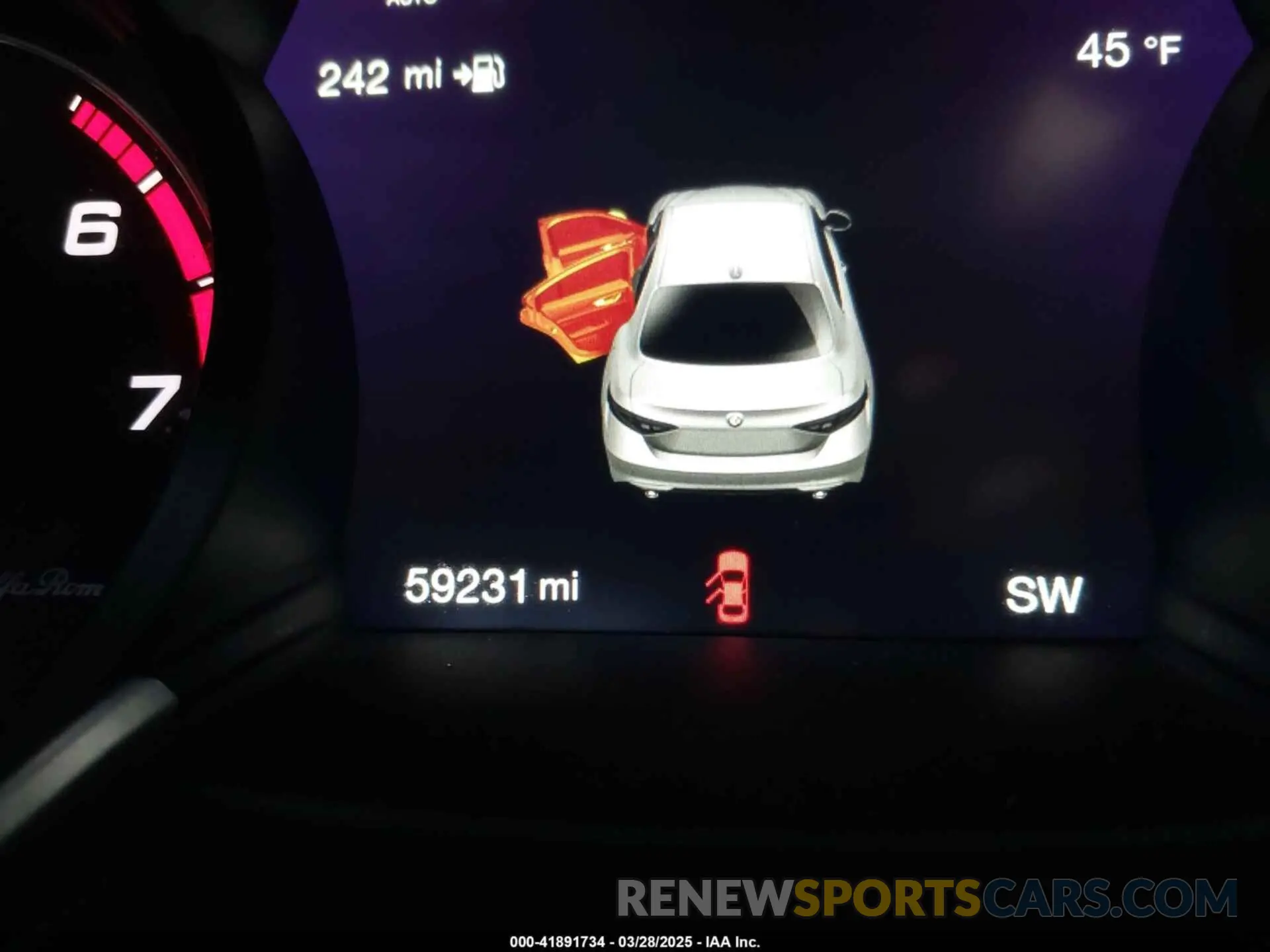 7 fotografías del automóvil dañado ZARFANAN6L7629665 ALFA ROMEO GIULIA 2020