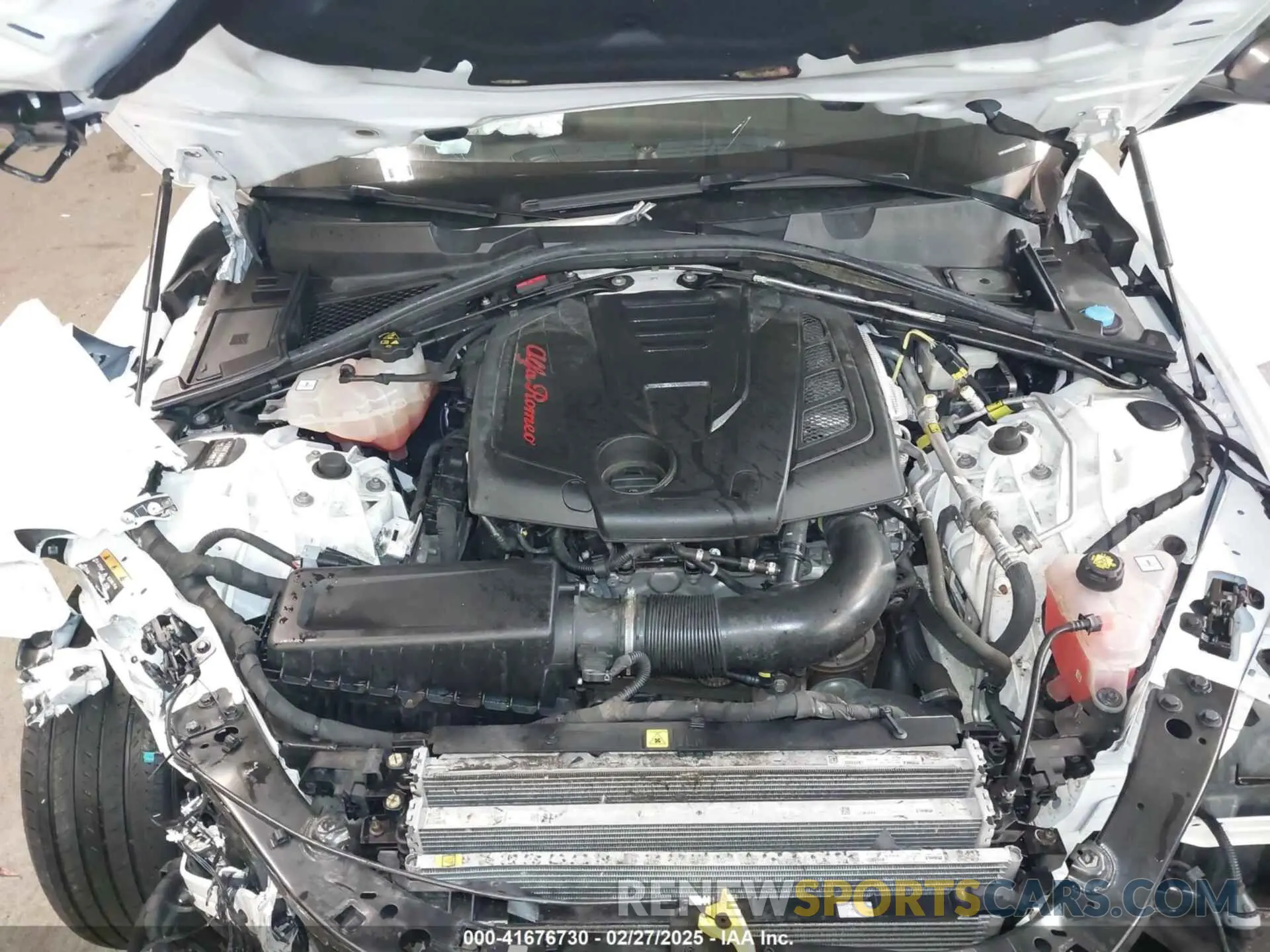10 fotografías del automóvil dañado ZARFANAN9L7630017 ALFA ROMEO GIULIA 2020