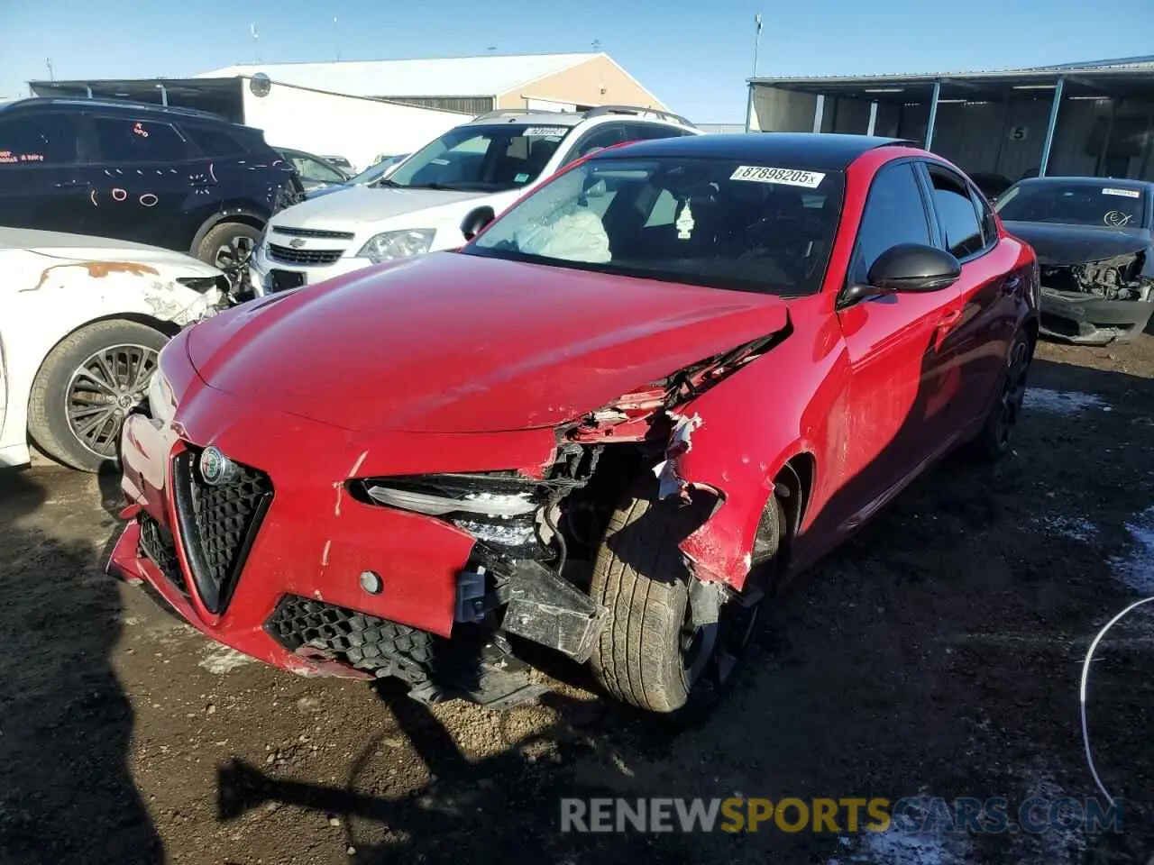 1 fotografías del automóvil dañado ZARFANAN9L7632379 ALFA ROMEO GIULIA 2020