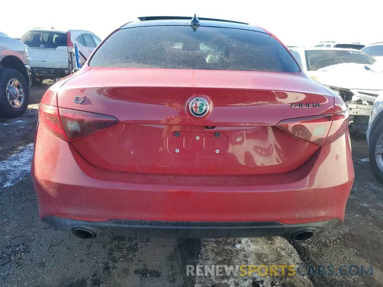 6 fotografías del automóvil dañado ZARFANAN9L7632379 ALFA ROMEO GIULIA 2020