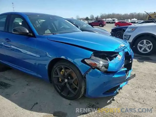 10 fotografías del automóvil dañado ZARFANBN0L7633662 ALFA ROMEO GIULIA 2020