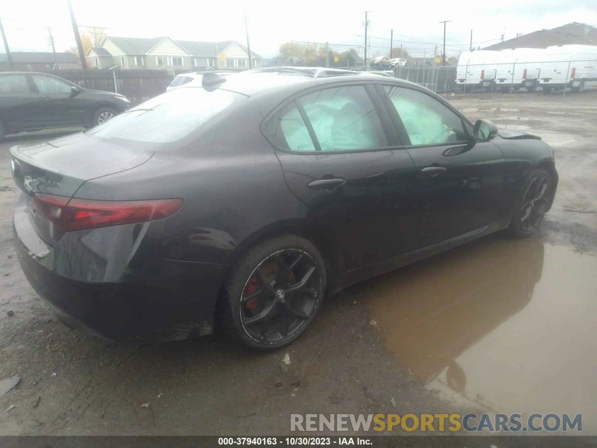 4 fotografías del automóvil dañado ZARFANBN2L7629757 ALFA ROMEO GIULIA 2020