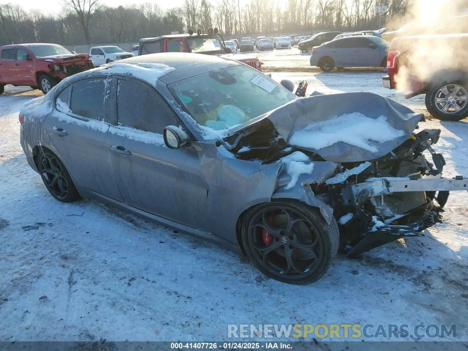 1 fotografías del automóvil dañado ZARFANBN8L7625938 ALFA ROMEO GIULIA 2020