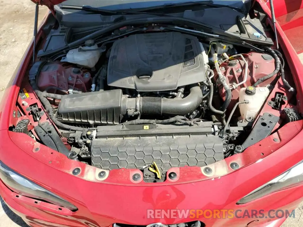 11 fotografías del automóvil dañado ZARFAMAN3M7649352 ALFA ROMEO GIULIA 2021