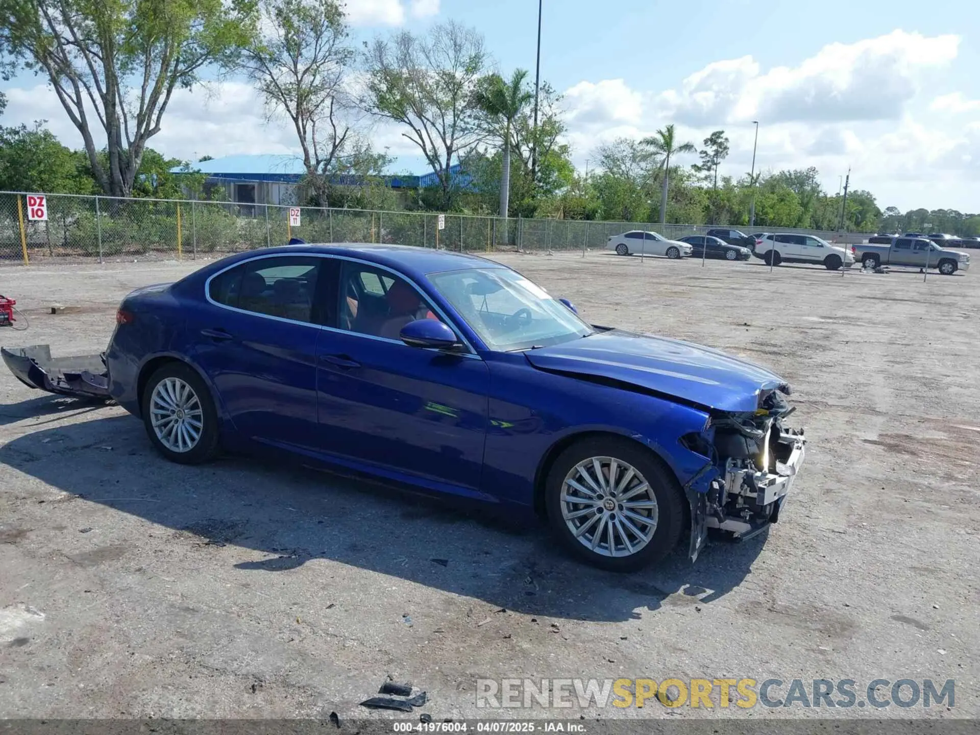 1 fotografías del automóvil dañado ZARFAMAN7M7643215 ALFA ROMEO GIULIA 2021