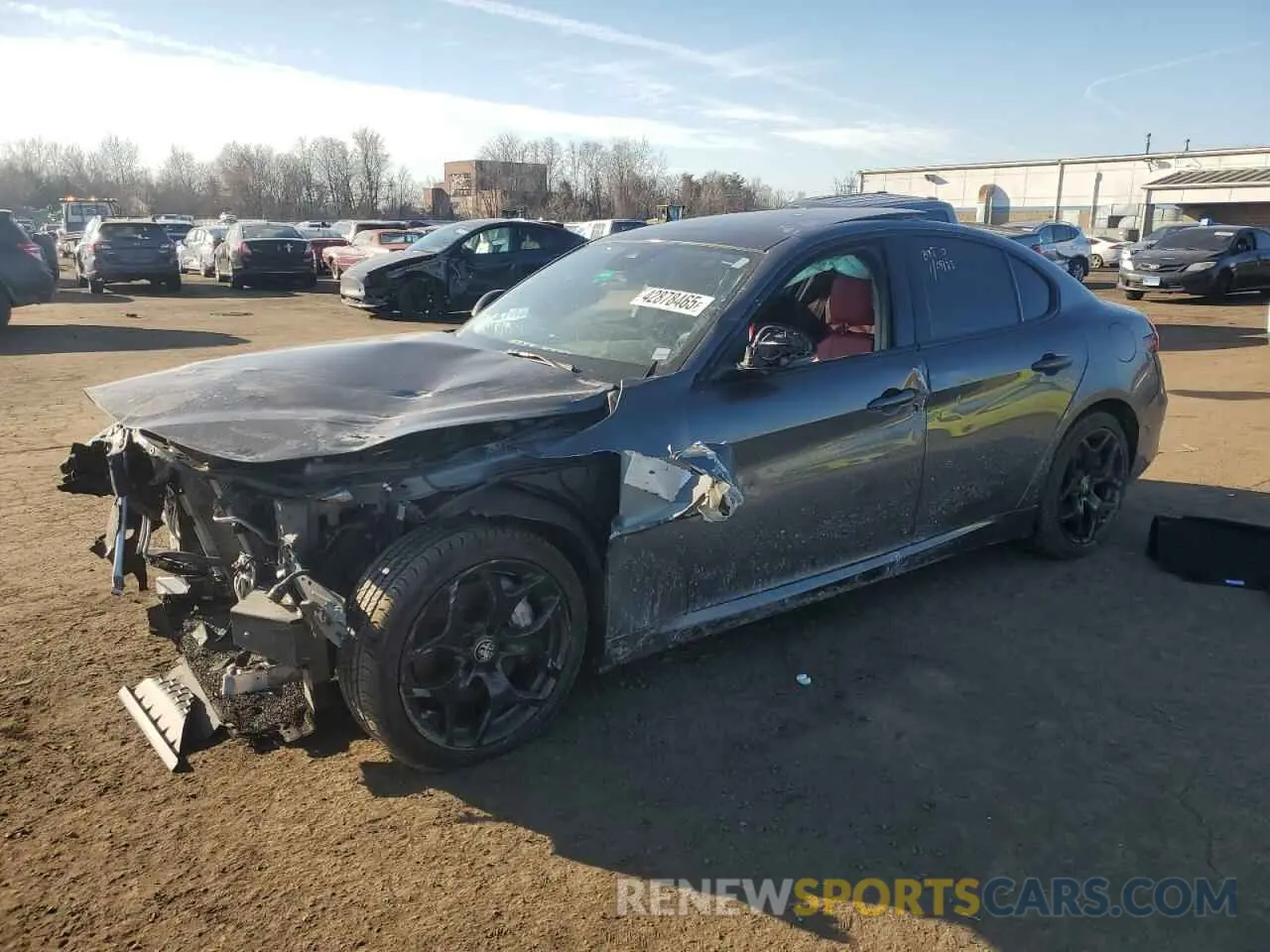 1 fotografías del automóvil dañado ZARFAMAN9M7647301 ALFA ROMEO GIULIA 2021