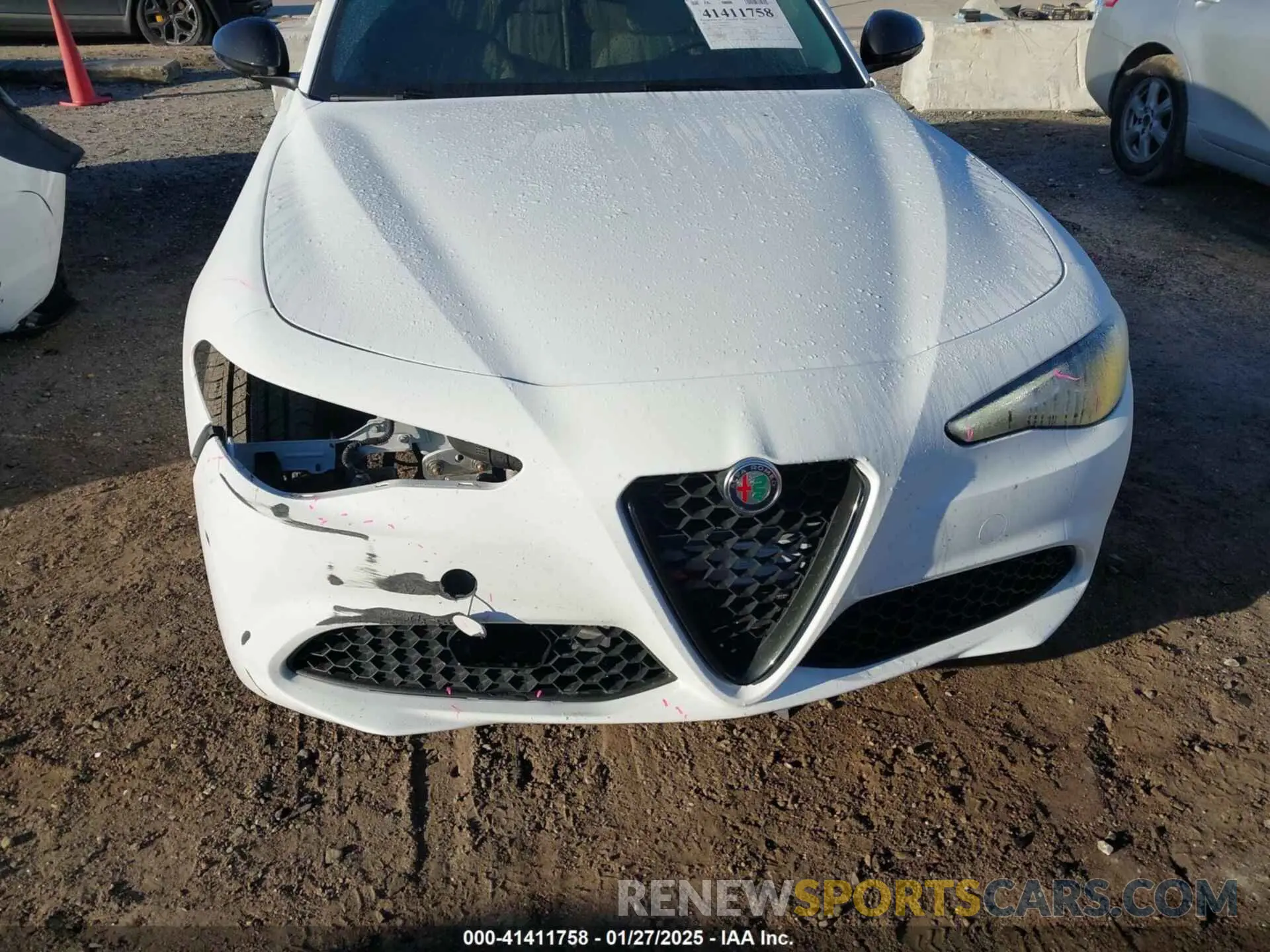 6 fotografías del automóvil dañado ZARFAMANXM7645217 ALFA ROMEO GIULIA 2021