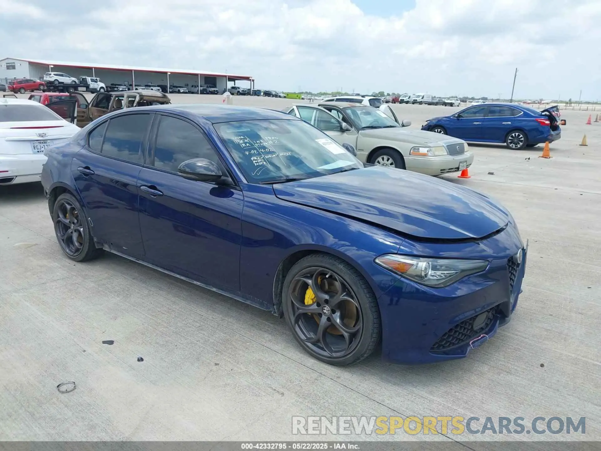 1 fotografías del automóvil dañado ZARFAMBN4M7648578 ALFA ROMEO GIULIA 2021