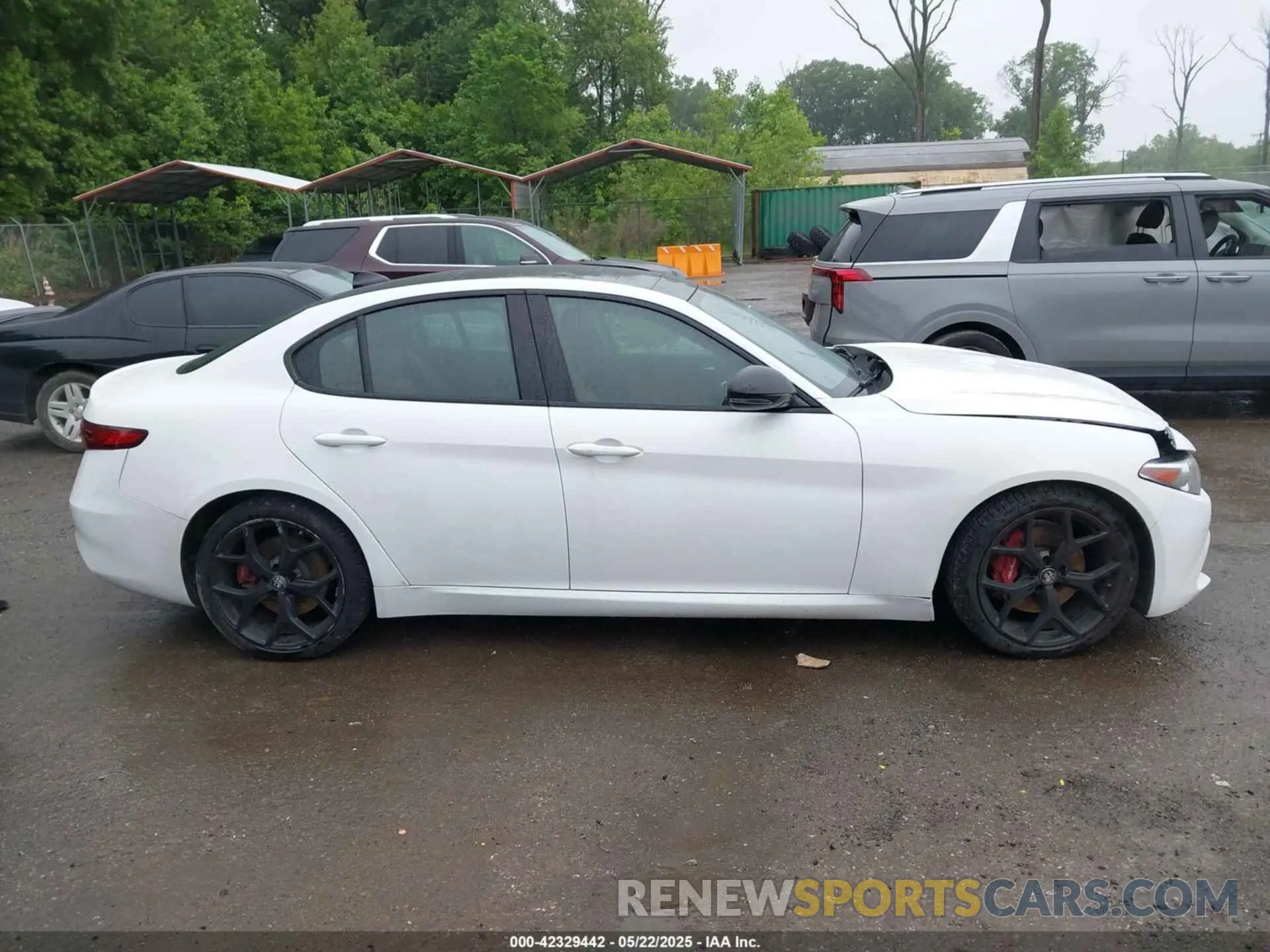 13 fotografías del automóvil dañado ZARFAMBN9M7640461 ALFA ROMEO GIULIA 2021