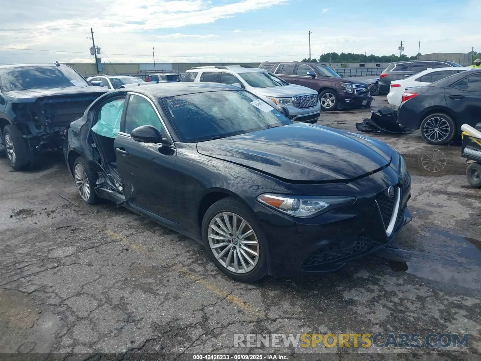 1 fotografías del automóvil dañado ZARFANAN5M7648211 ALFA ROMEO GIULIA 2021