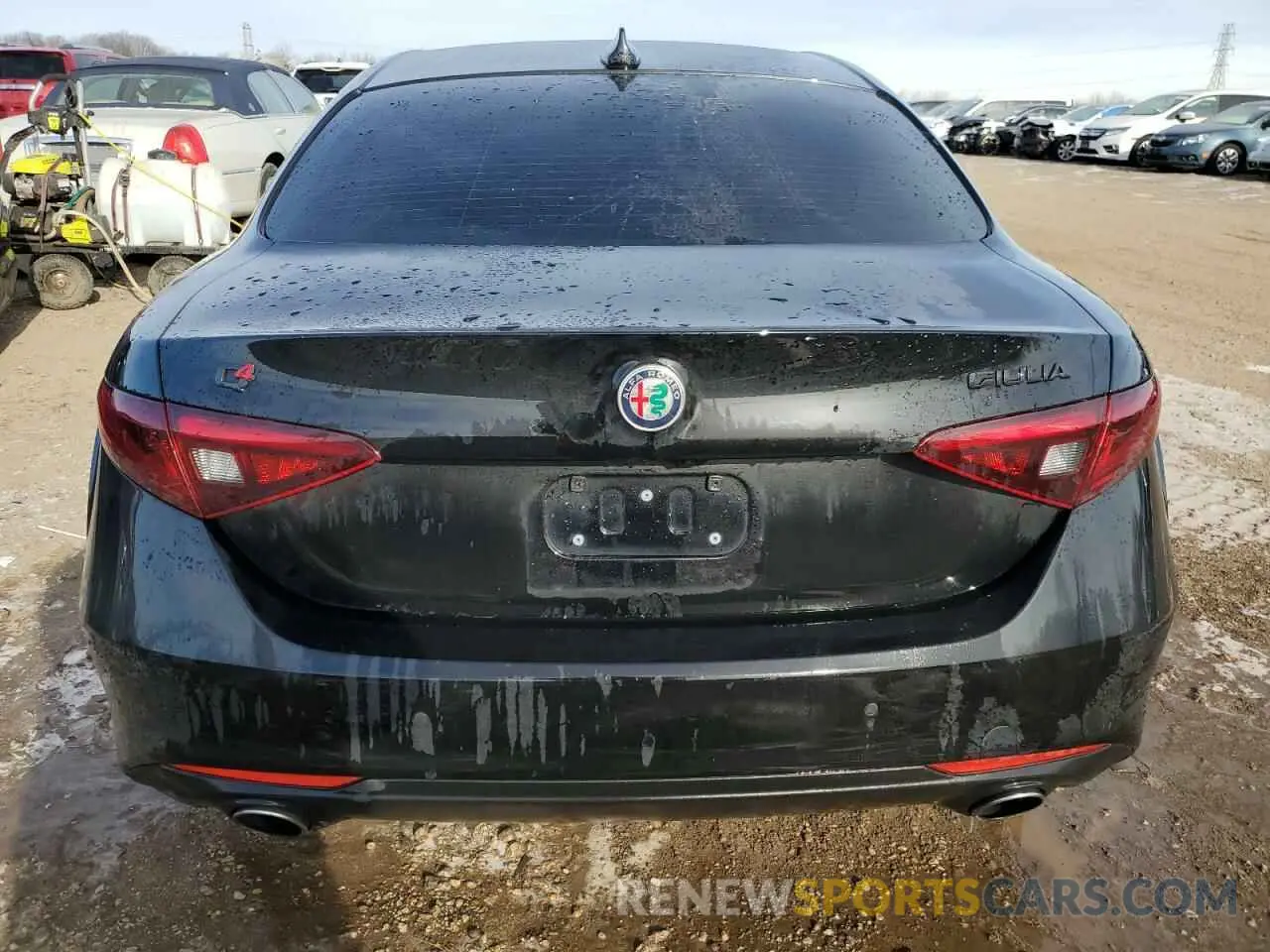 6 fotografías del automóvil dañado ZARFANANXM7648317 ALFA ROMEO GIULIA 2021