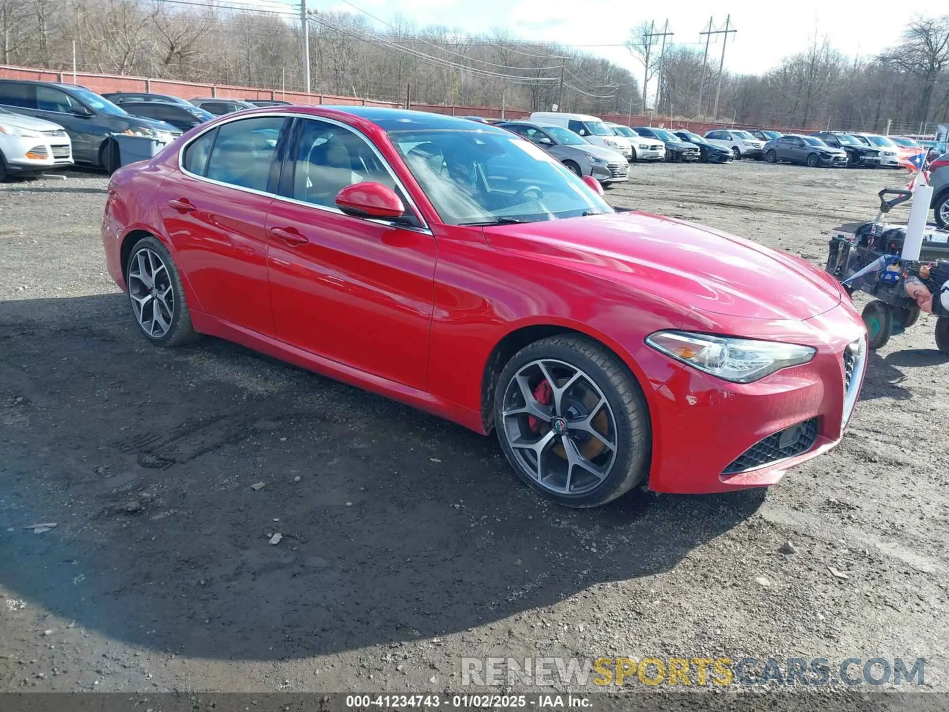 1 fotografías del automóvil dañado ZARFANBN5M7645601 ALFA ROMEO GIULIA 2021